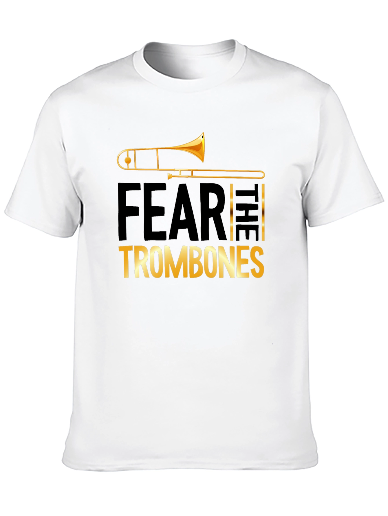 Fear the Trombones Black Graphic Tee