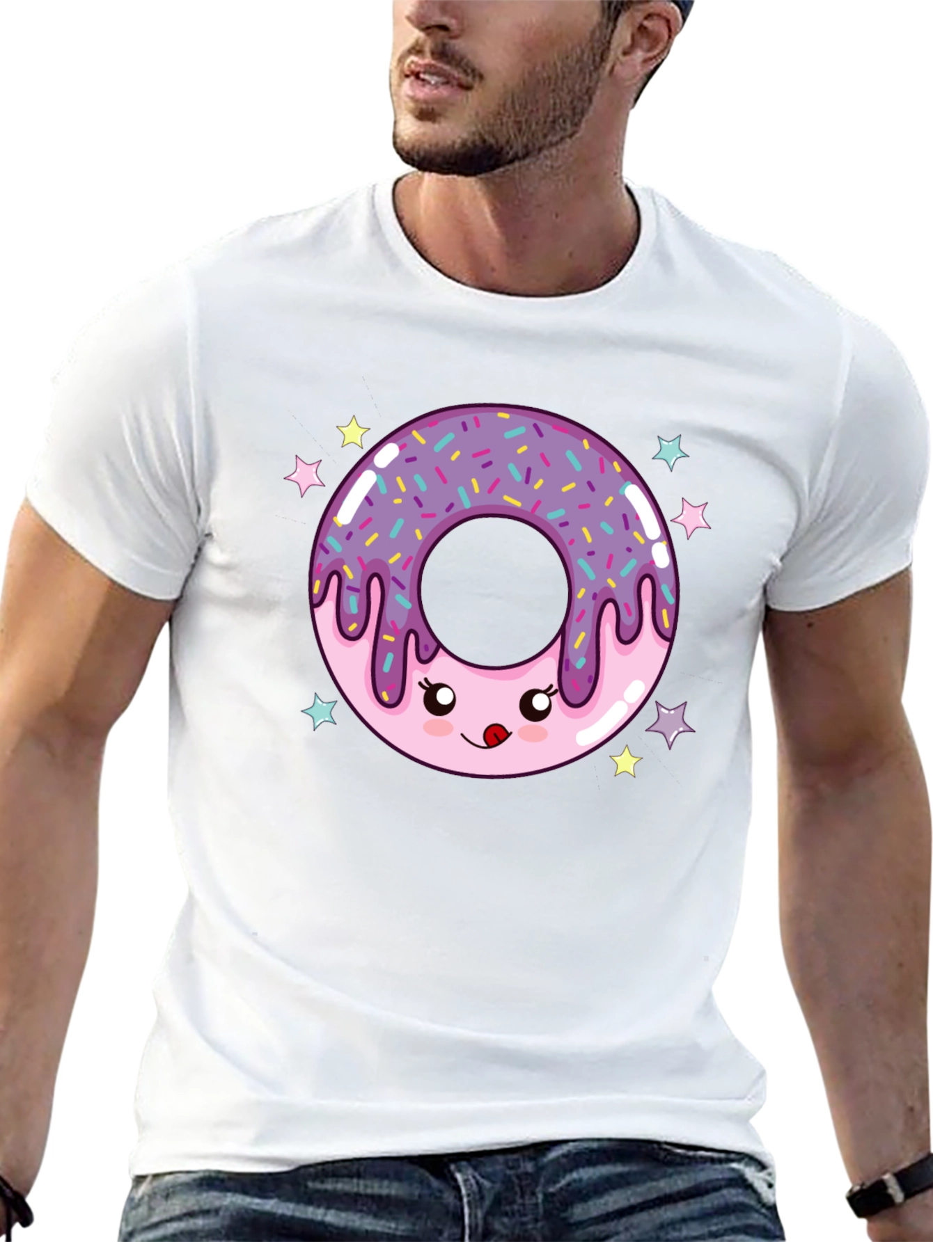 Donut Graphic Tee - Cute and Fun!