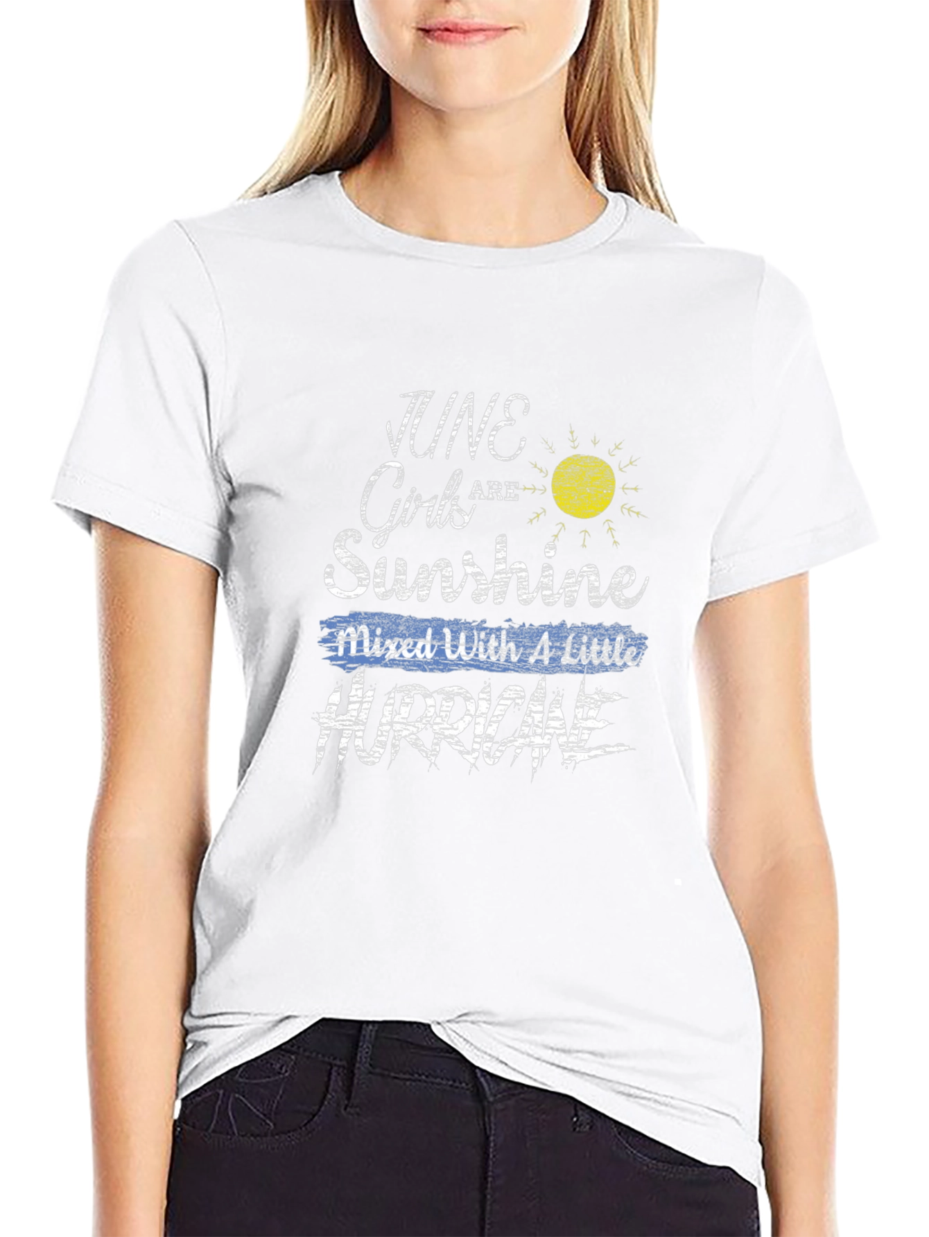 June Girls Sunshine Mixed With Hurricane T-Shirt