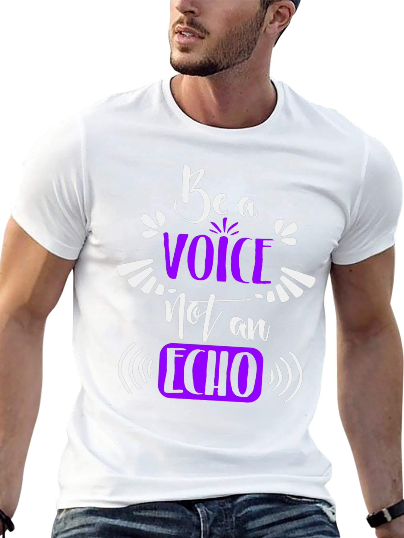 Be a Voice Not an Echo Graphic T-Shirt
