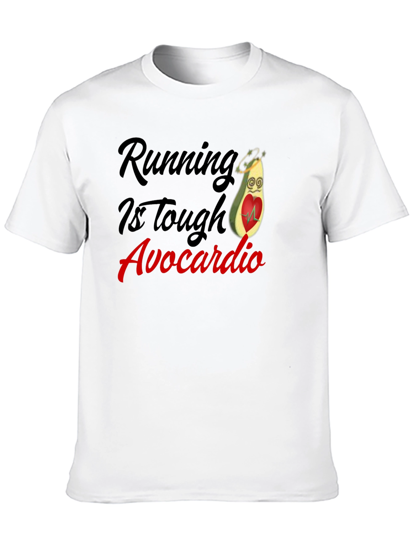 Running Is Tough Avocardio T-Shirt