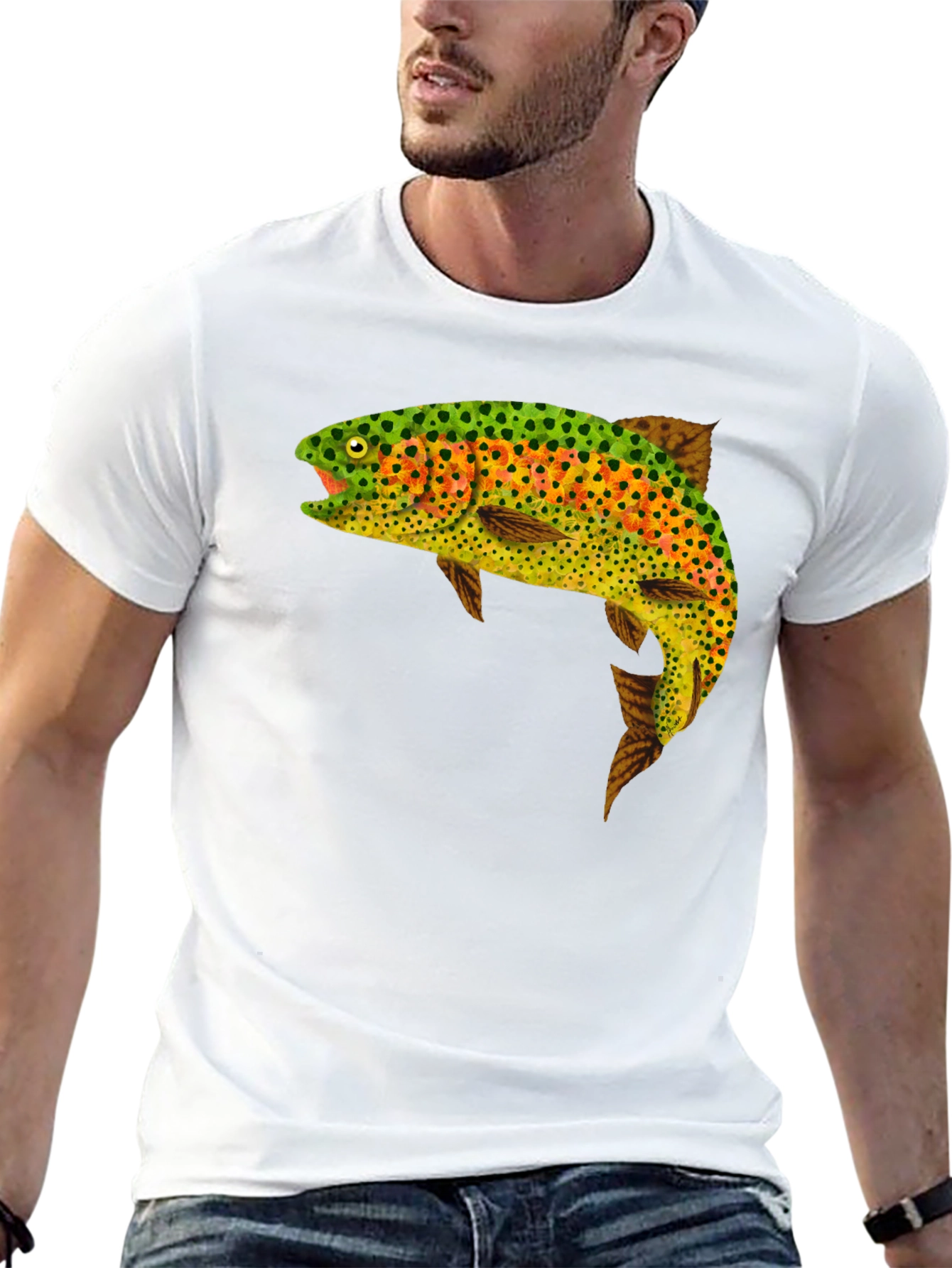 Trout Graphic Tee - Fishing T-Shirt