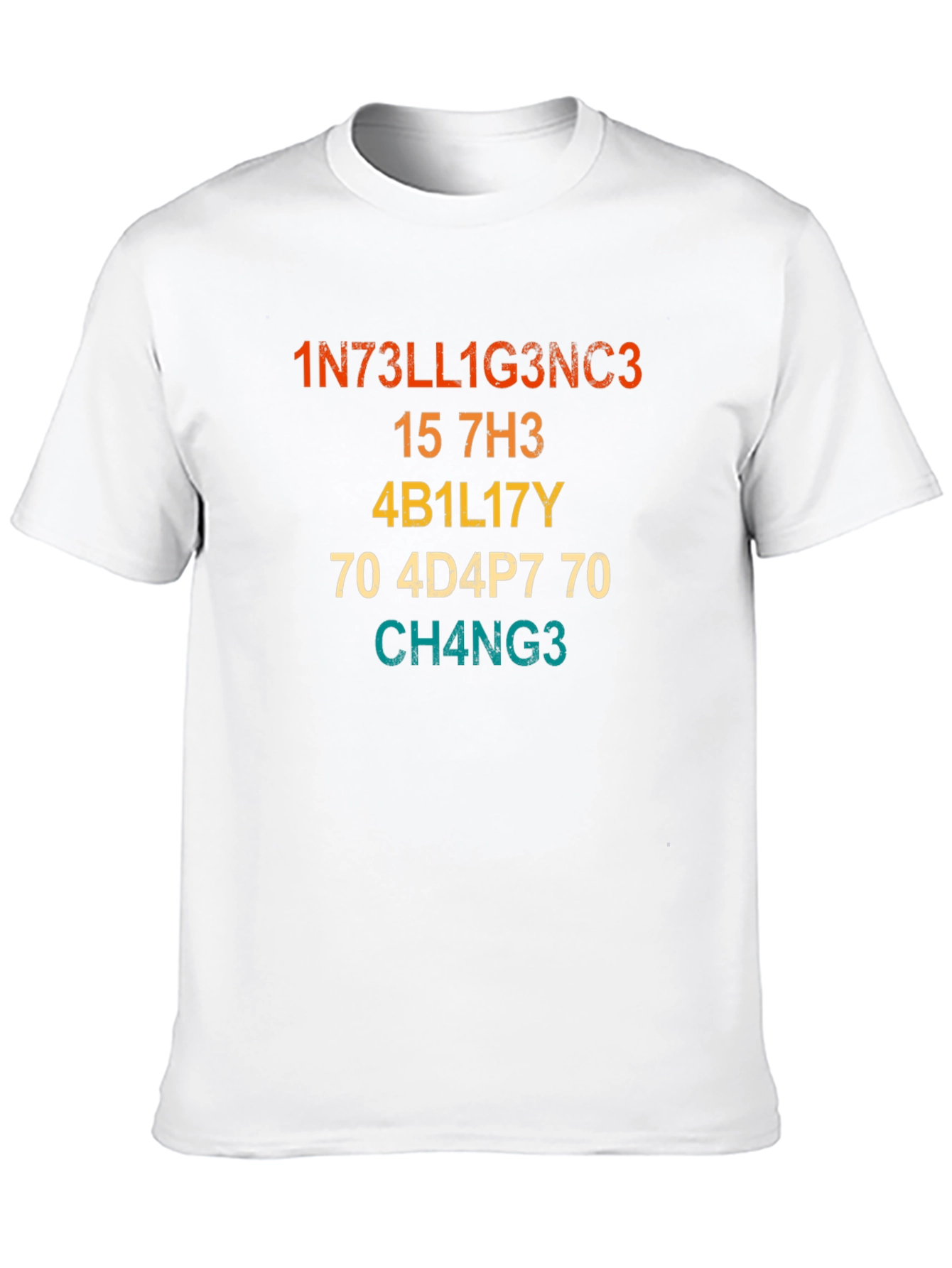 Intelligence Pun T-Shirt - Be the Change