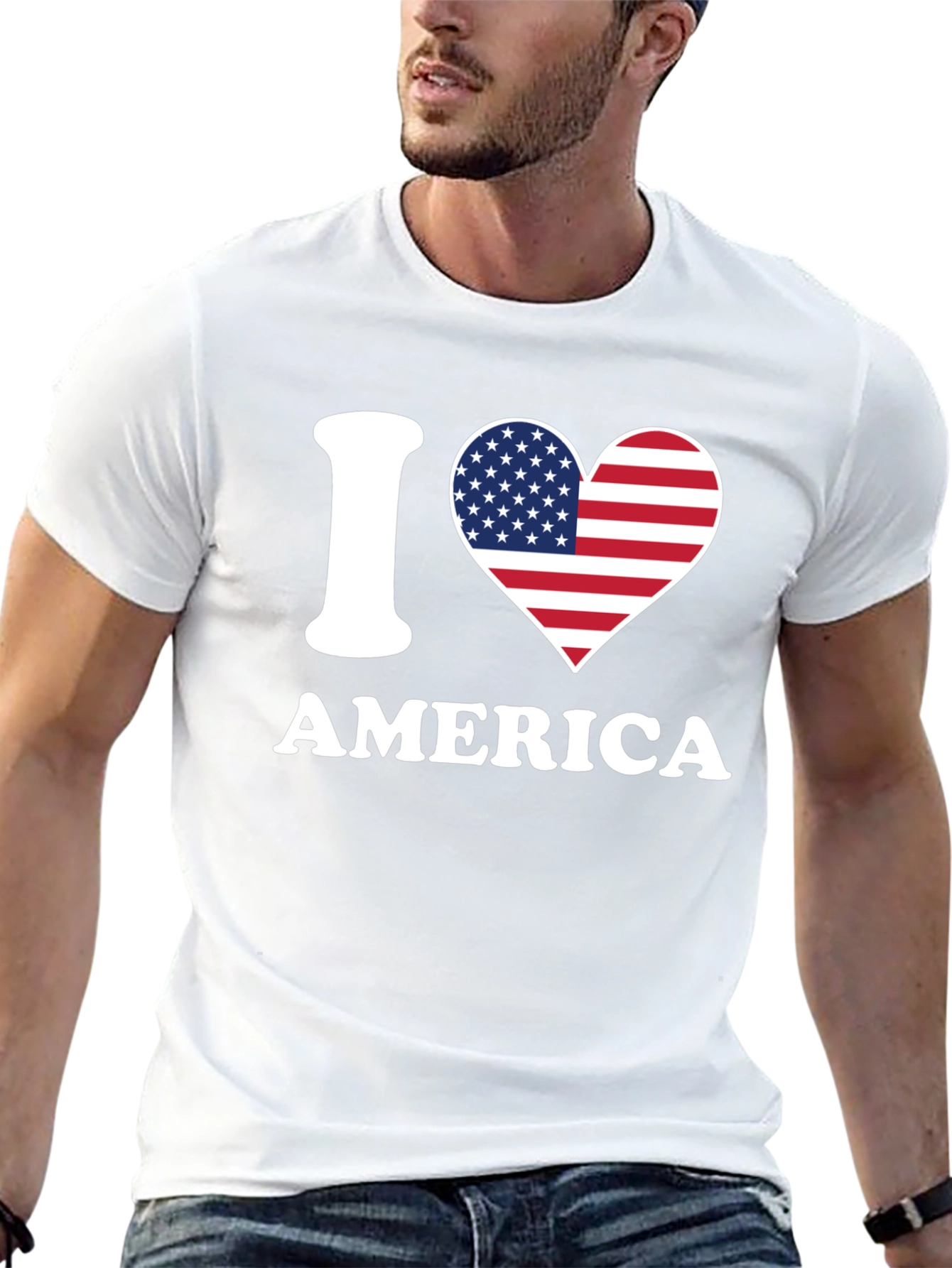 I Love America Patriotic T-Shirt