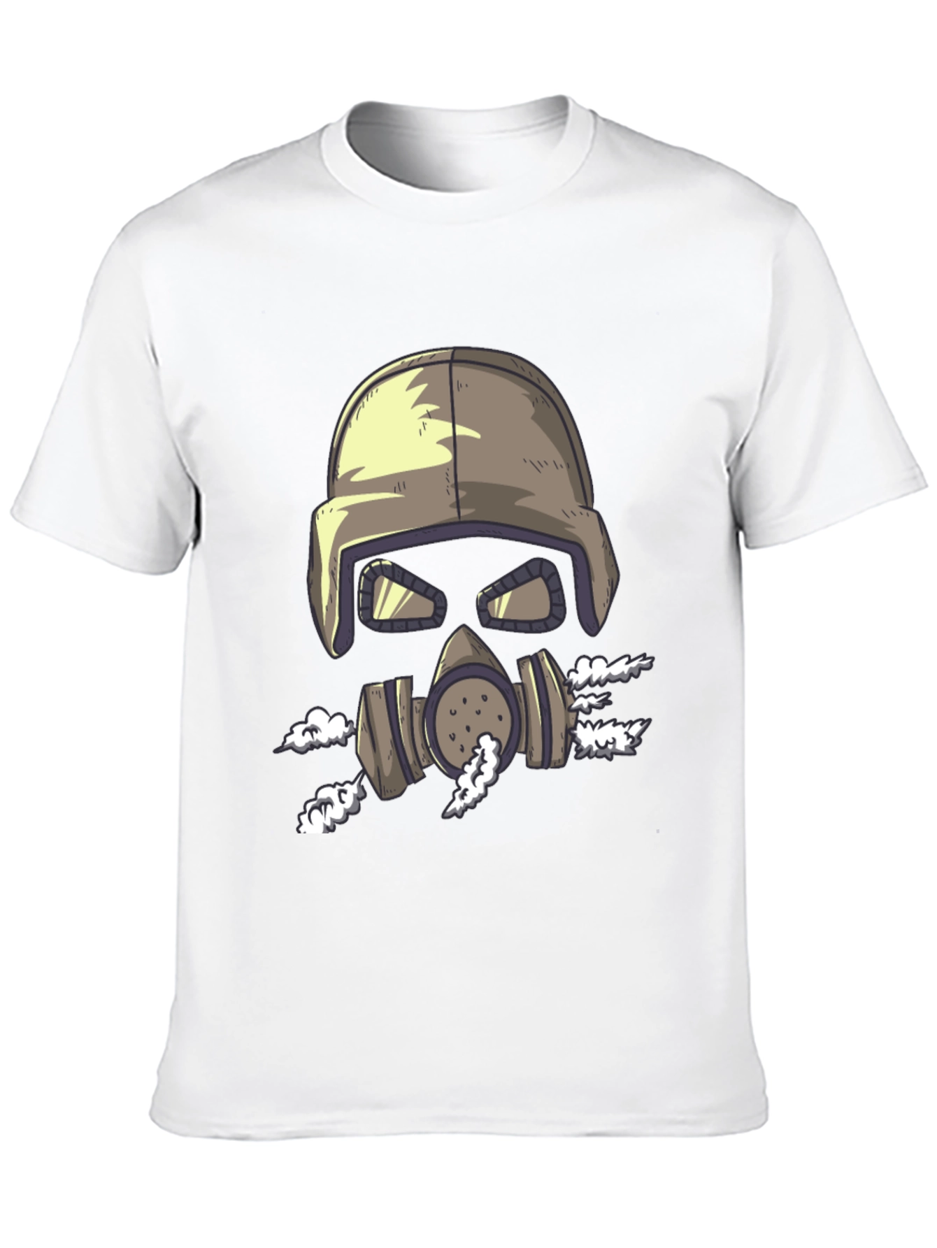 Gas Mask Graphic Tee - Cool Unique Design