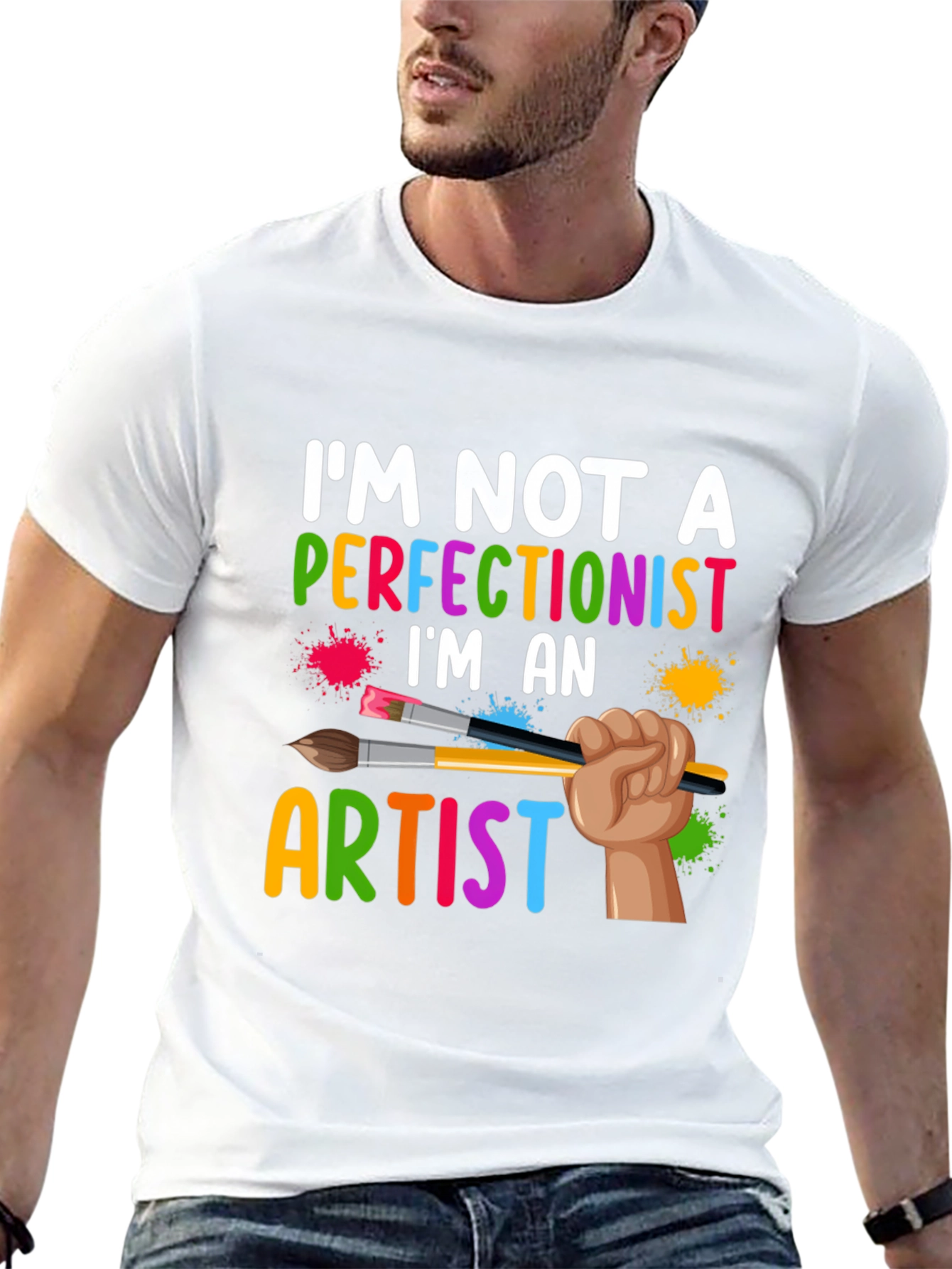 Artist Graphic T-Shirt - Im Not a Perfectionist