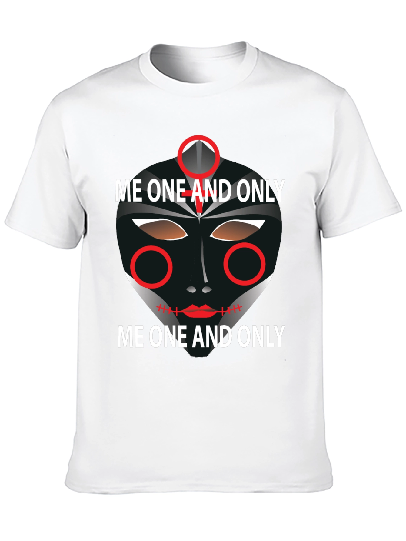 Unique Graphic Tee: Me One And Only Design