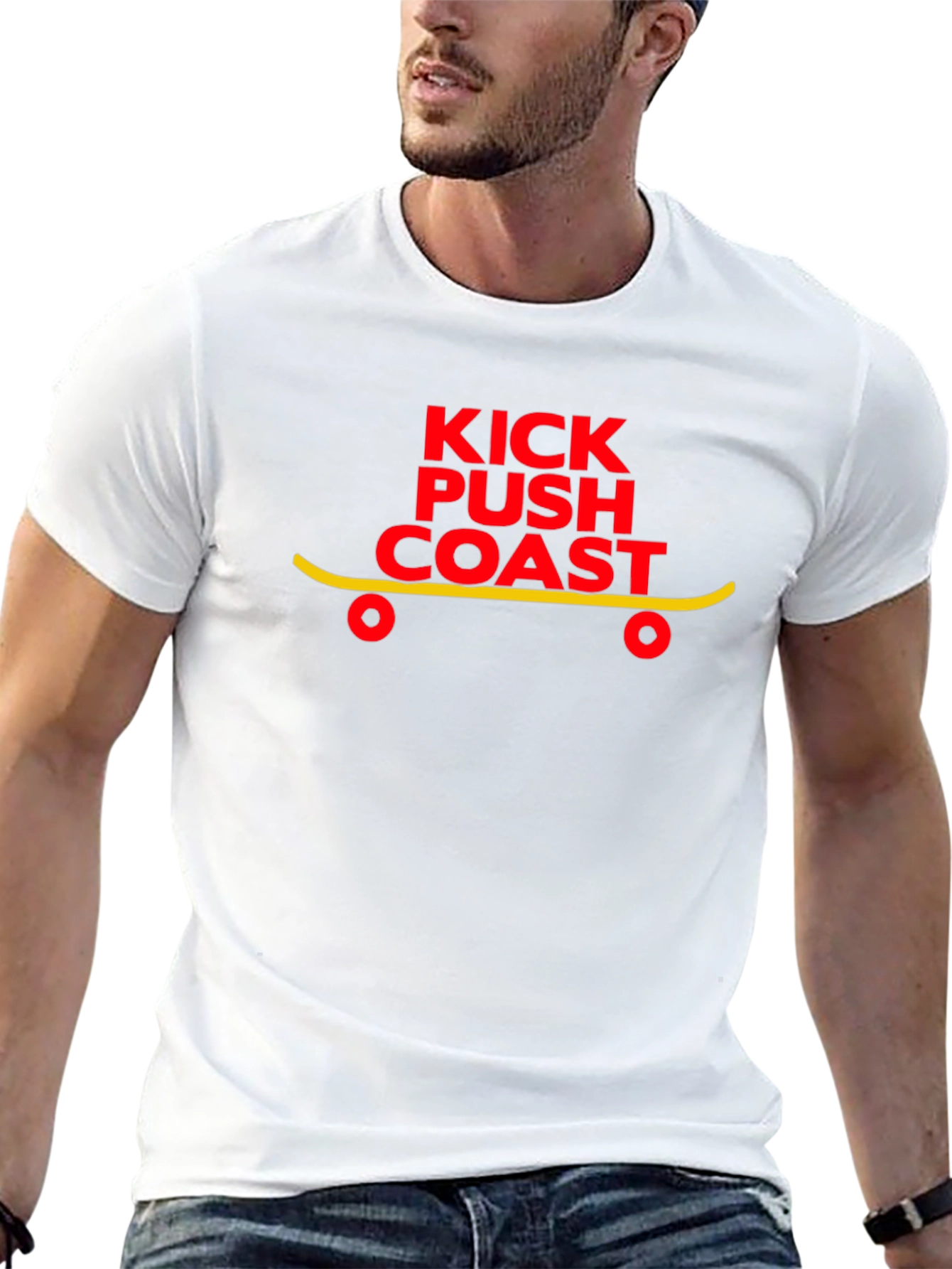 Kick Push Coast Graphic Tee - Black