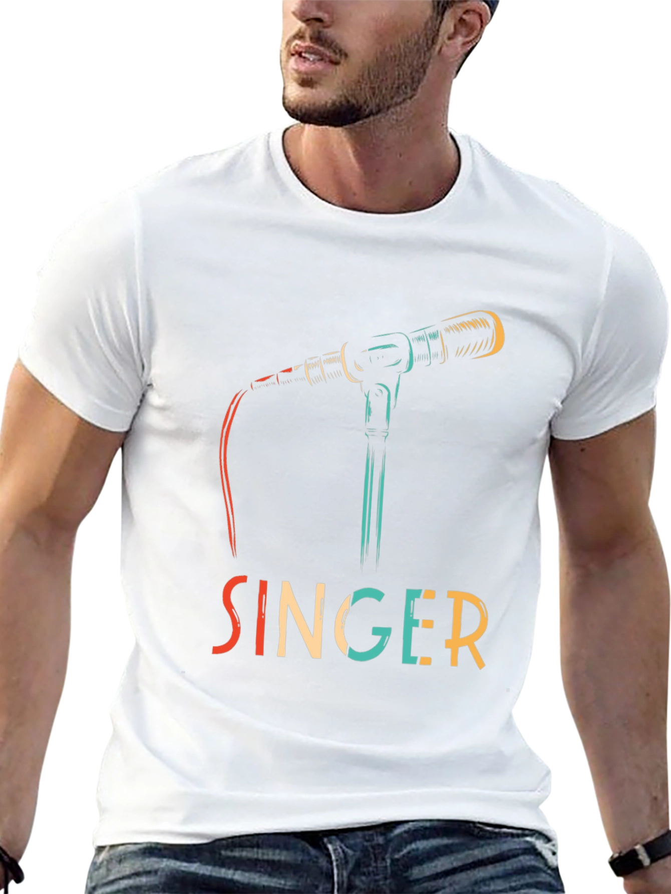 Singer Microphone Graphic Tee