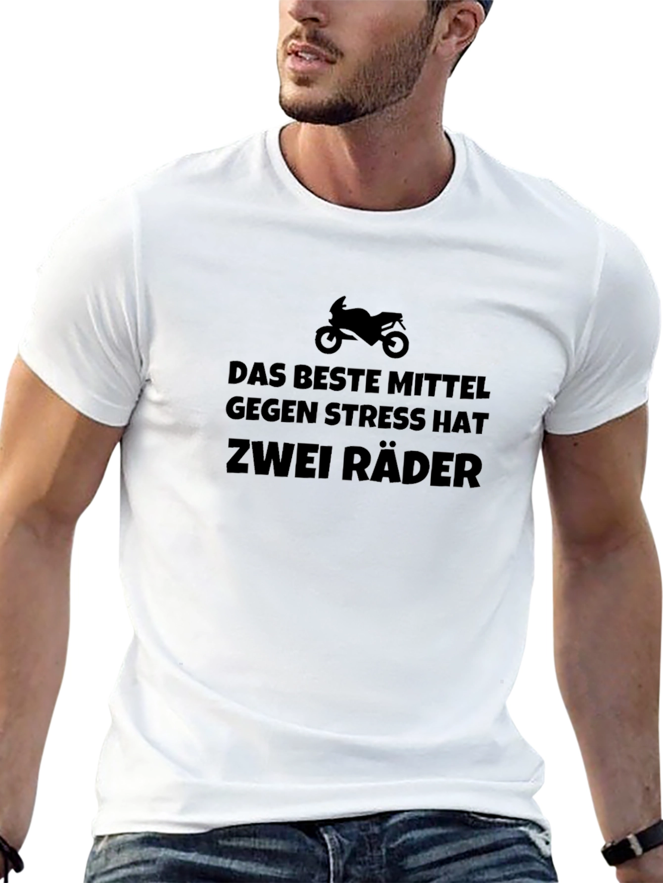 Motorcycle Stress Relief T-Shirt - Das Beste Mittel