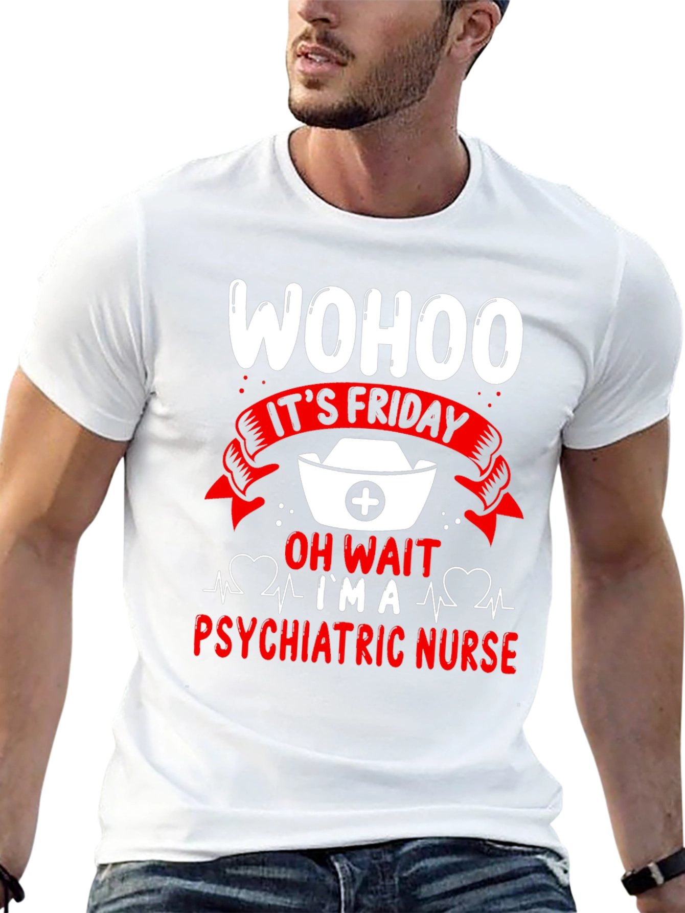 Funny Psychiatric Nurse Friday T-Shirt