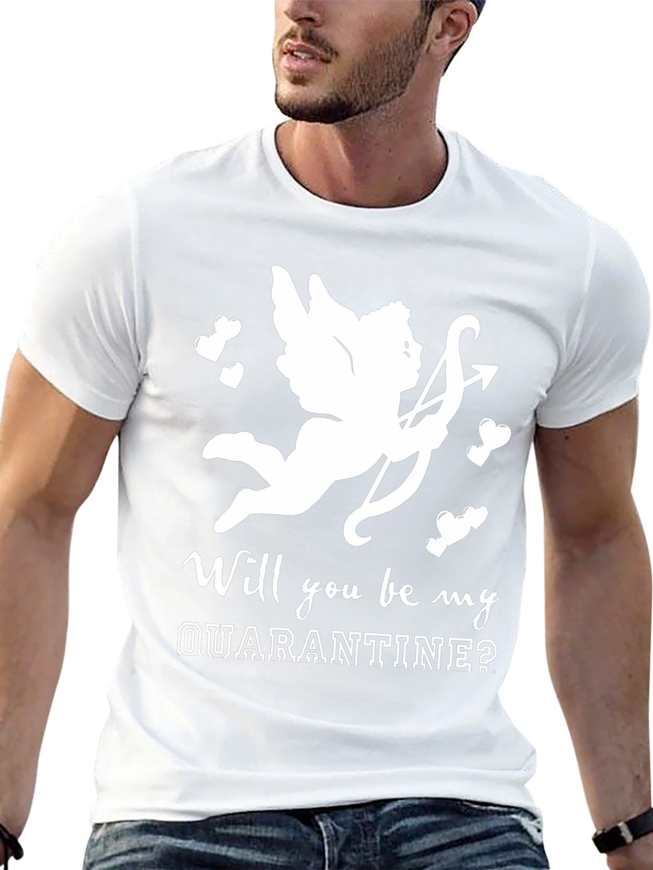 Quarantine Cupid T-Shirt - Valentines Day Tee