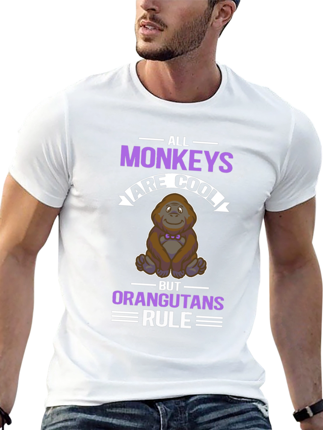 All Monkeys are Cool Orangutans Rule T-Shirt