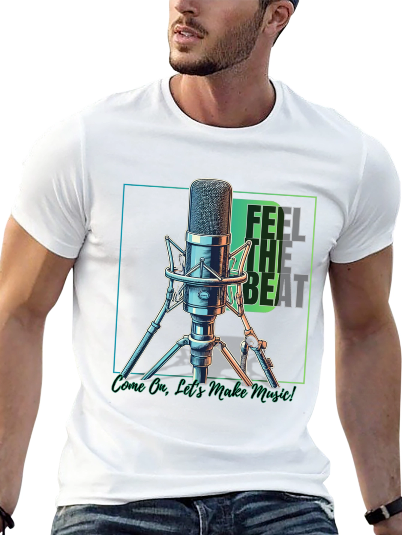 Feel the Beat Music T-Shirt