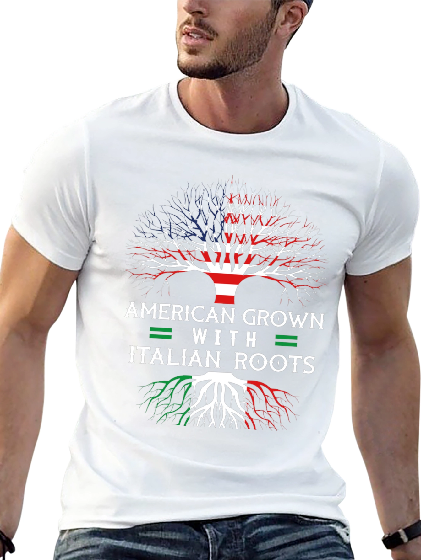 American Grown with Italian Roots T-Shirt