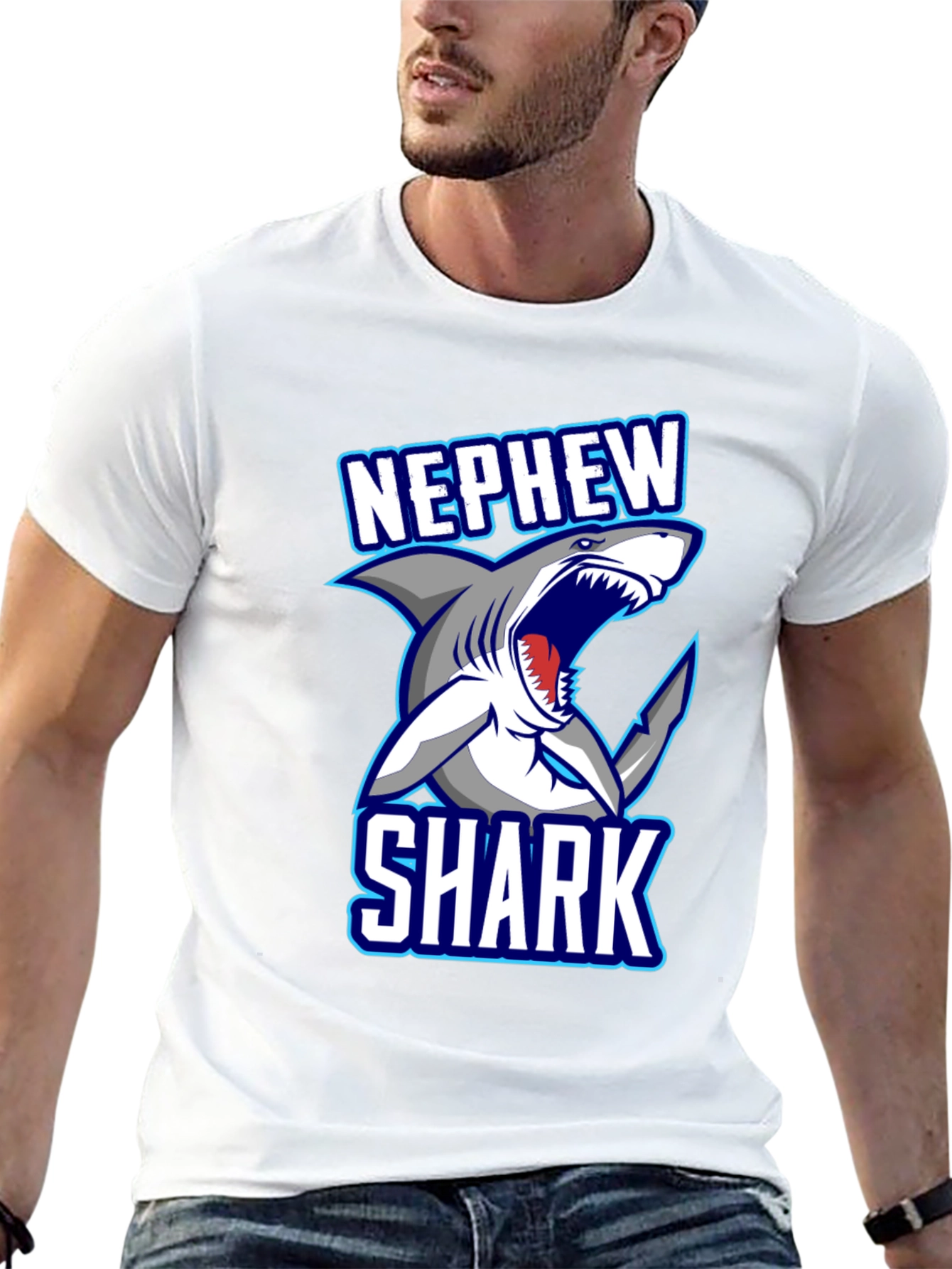 Nephew Shark T-Shirt - Fun Family Apparel