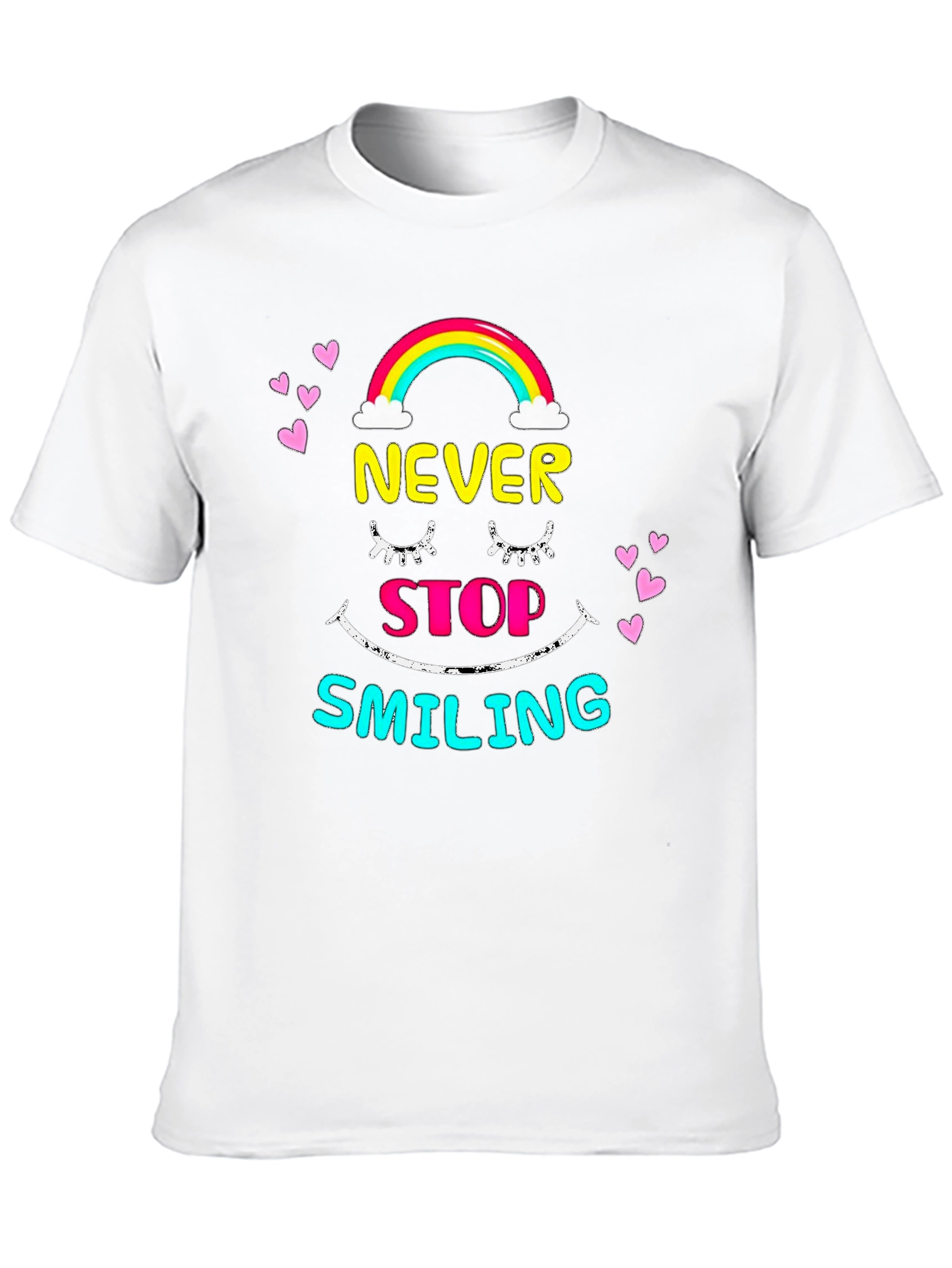 Never Stop Smiling Graphic Tee