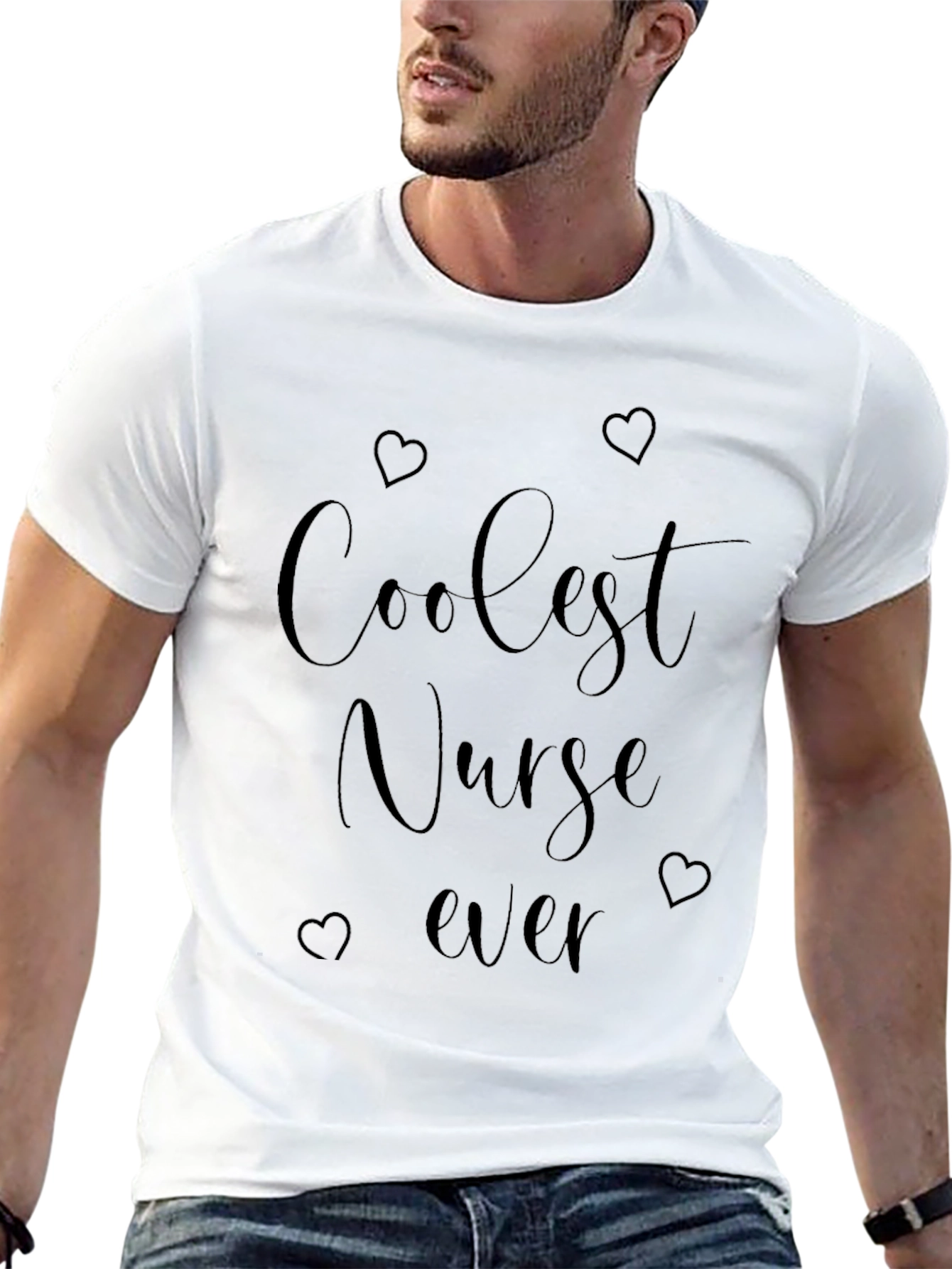 Coolest Nurse Ever - Black T-Shirt