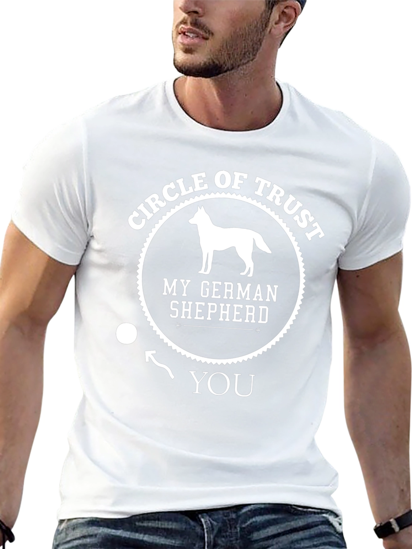 German Shepherd Circle of Trust Graphic Tee