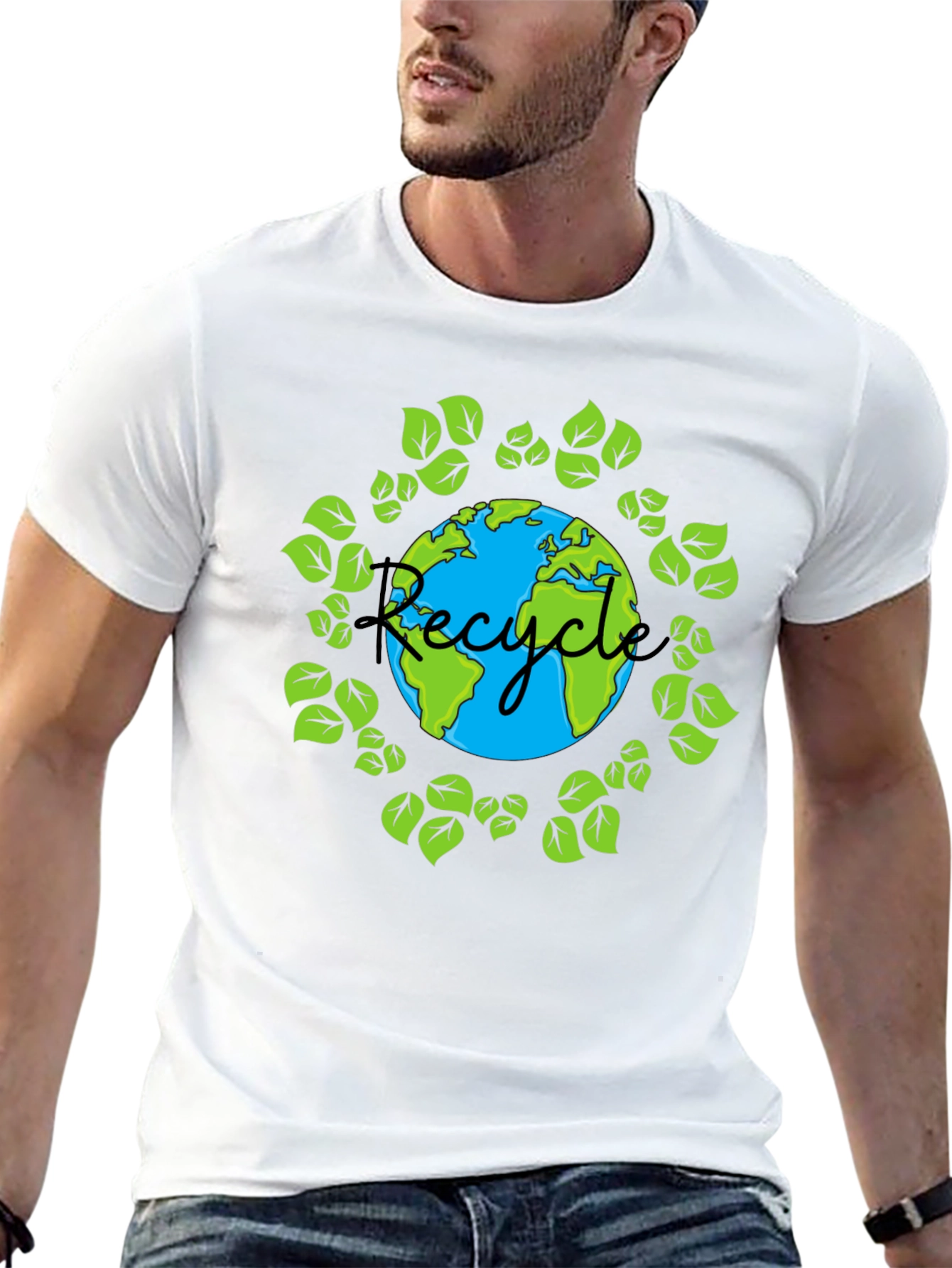 Earth Day Recycle T-Shirt - Eco Friendly Design