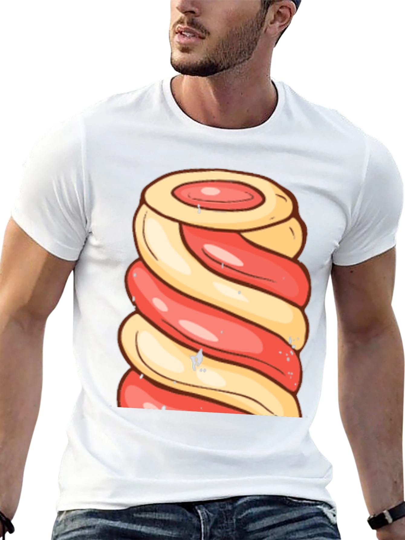 Swirl Lollipop Graphic Tee - Fun Novelty Design