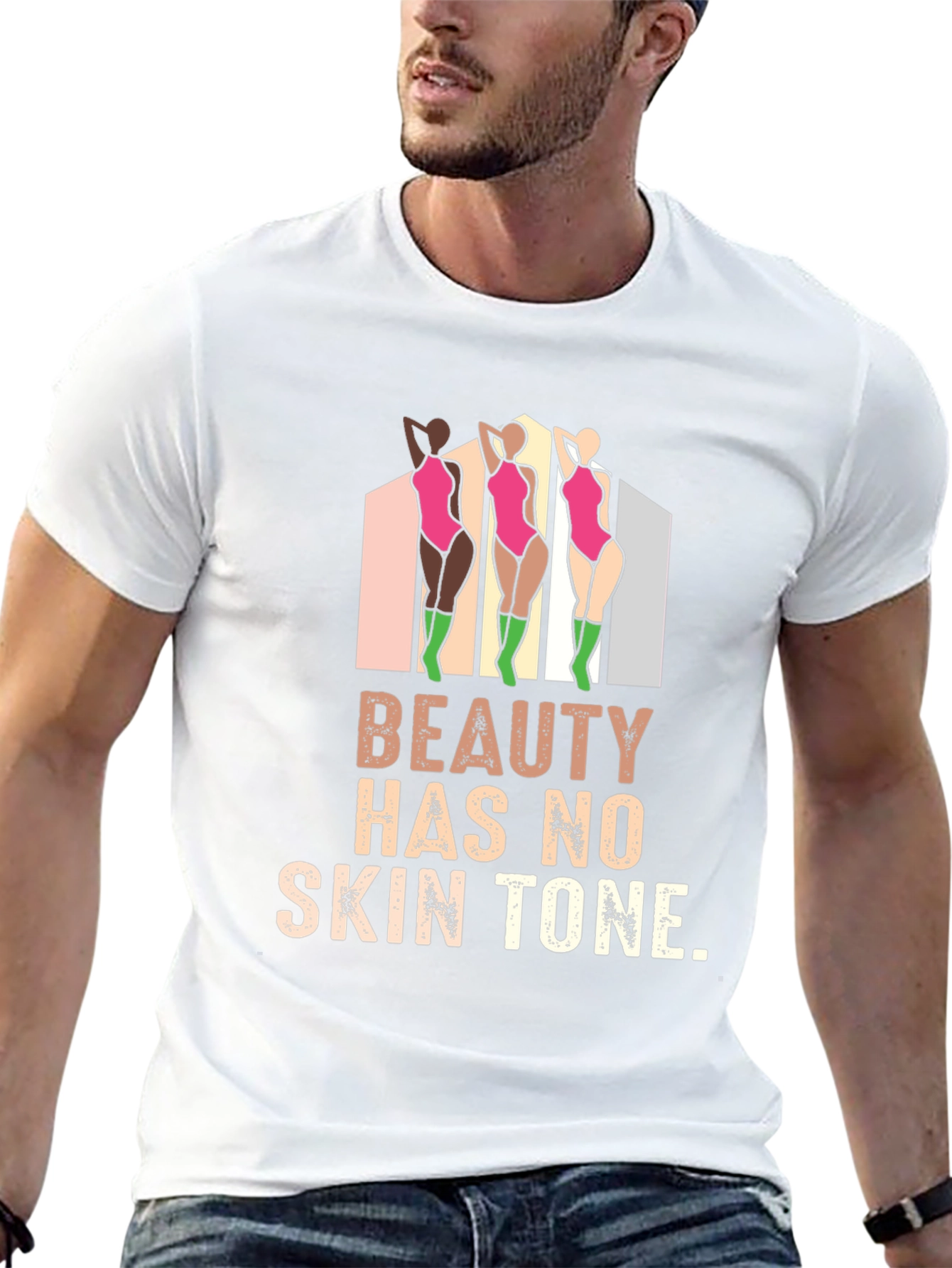 Beauty Has No Skin Tone Graphic Tee
