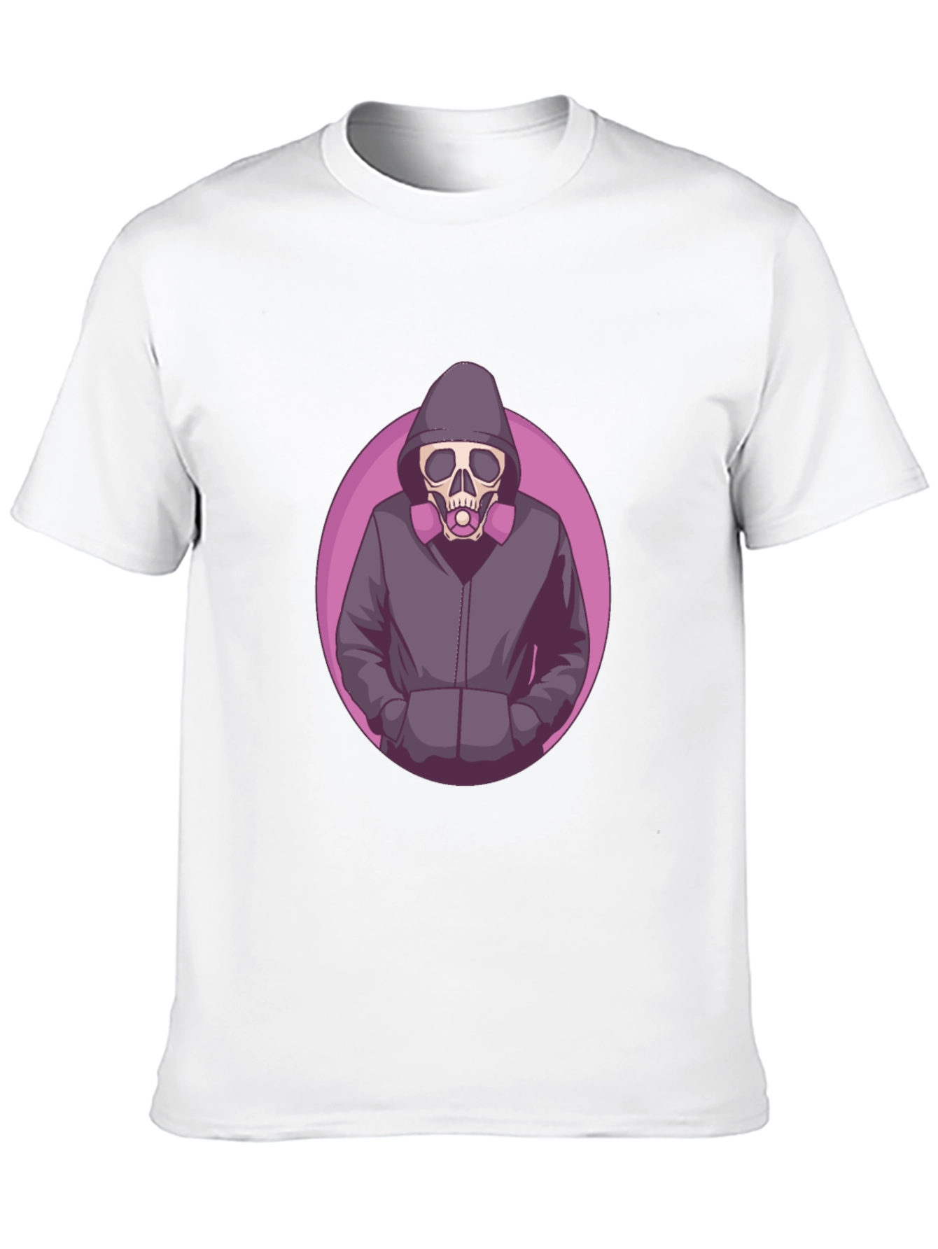 Edgy Skull Graphic T-Shirt - Mens Black Tee