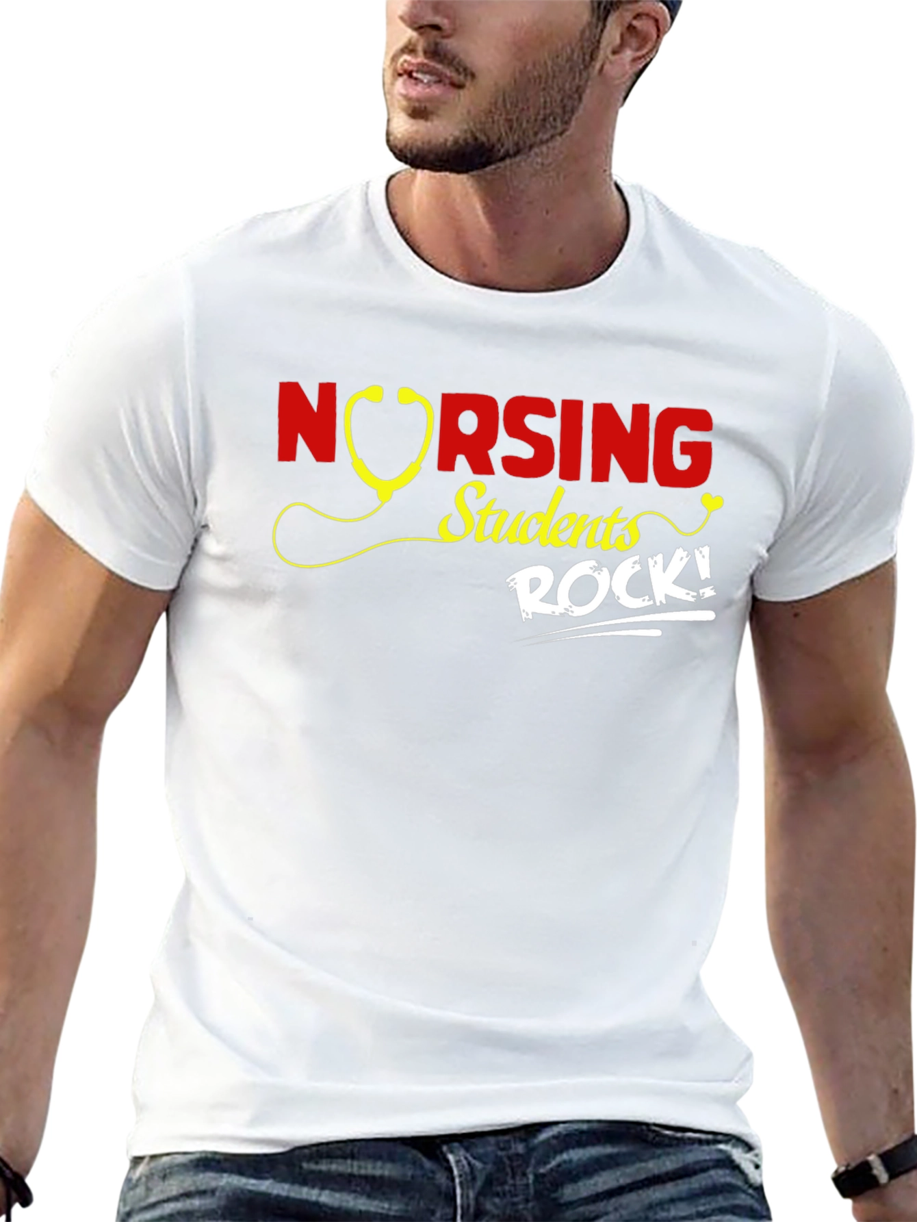 Nursing Students Rock Graphic Tee