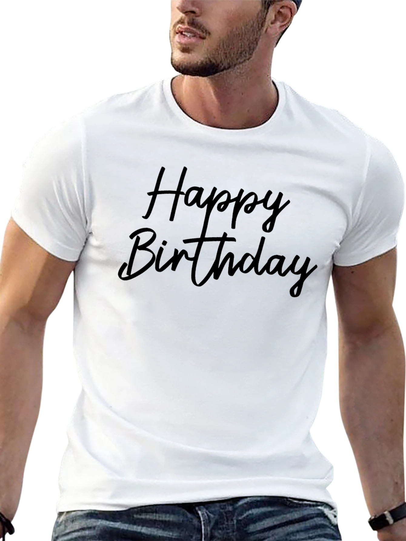Happy Birthday Black T-Shirt