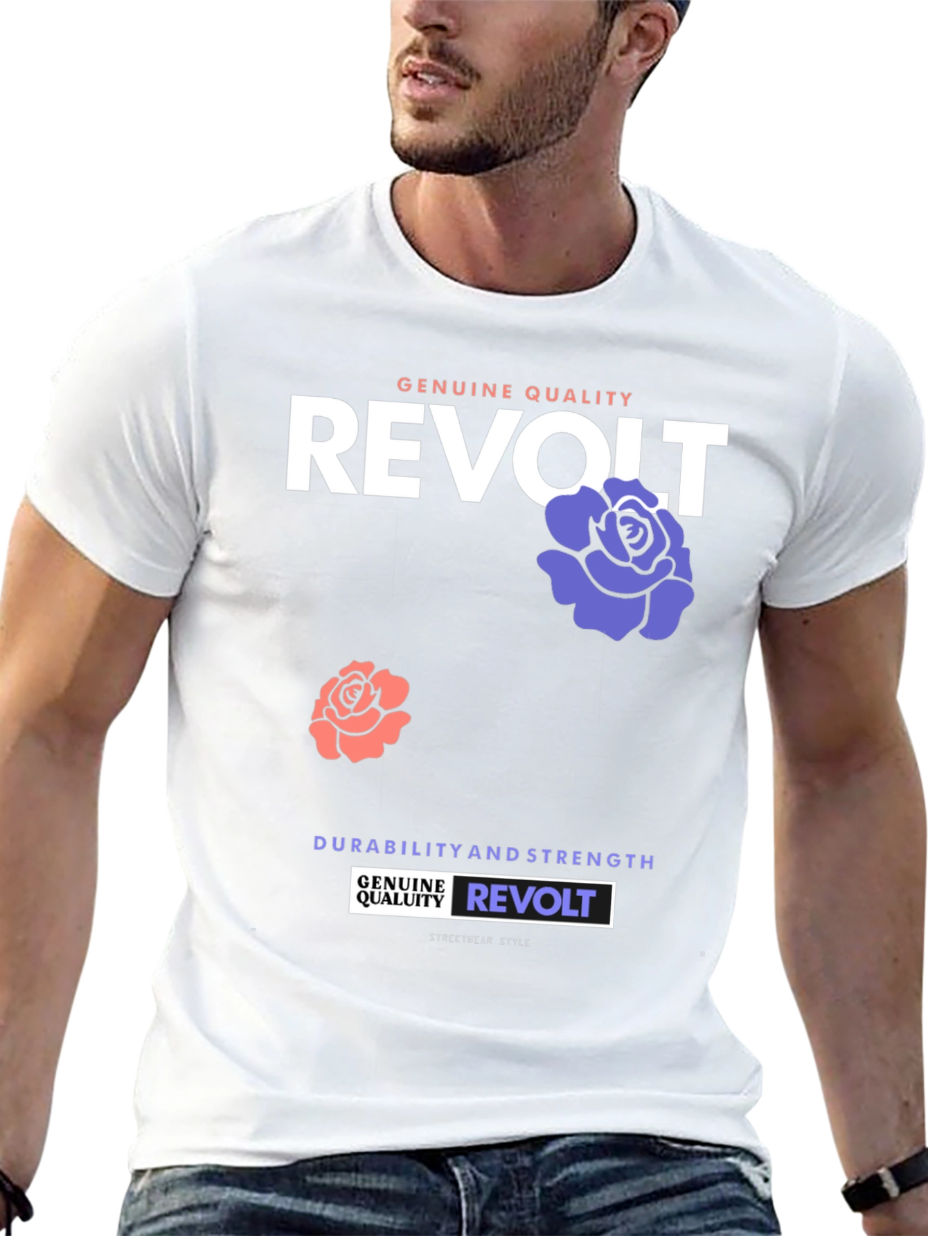 Revolt Graphic Print T-Shirt