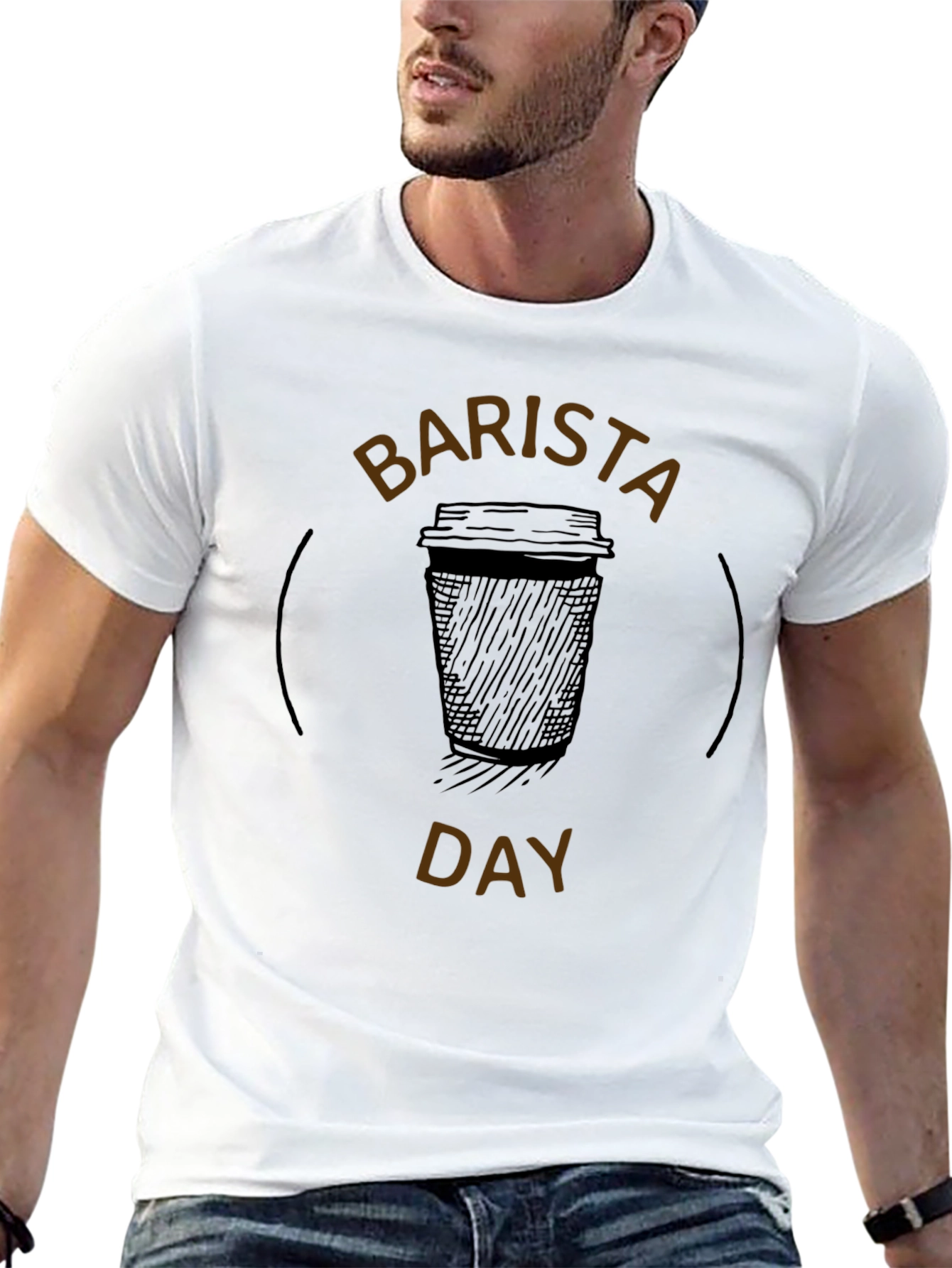 Barista Day Graphic Tee - Black