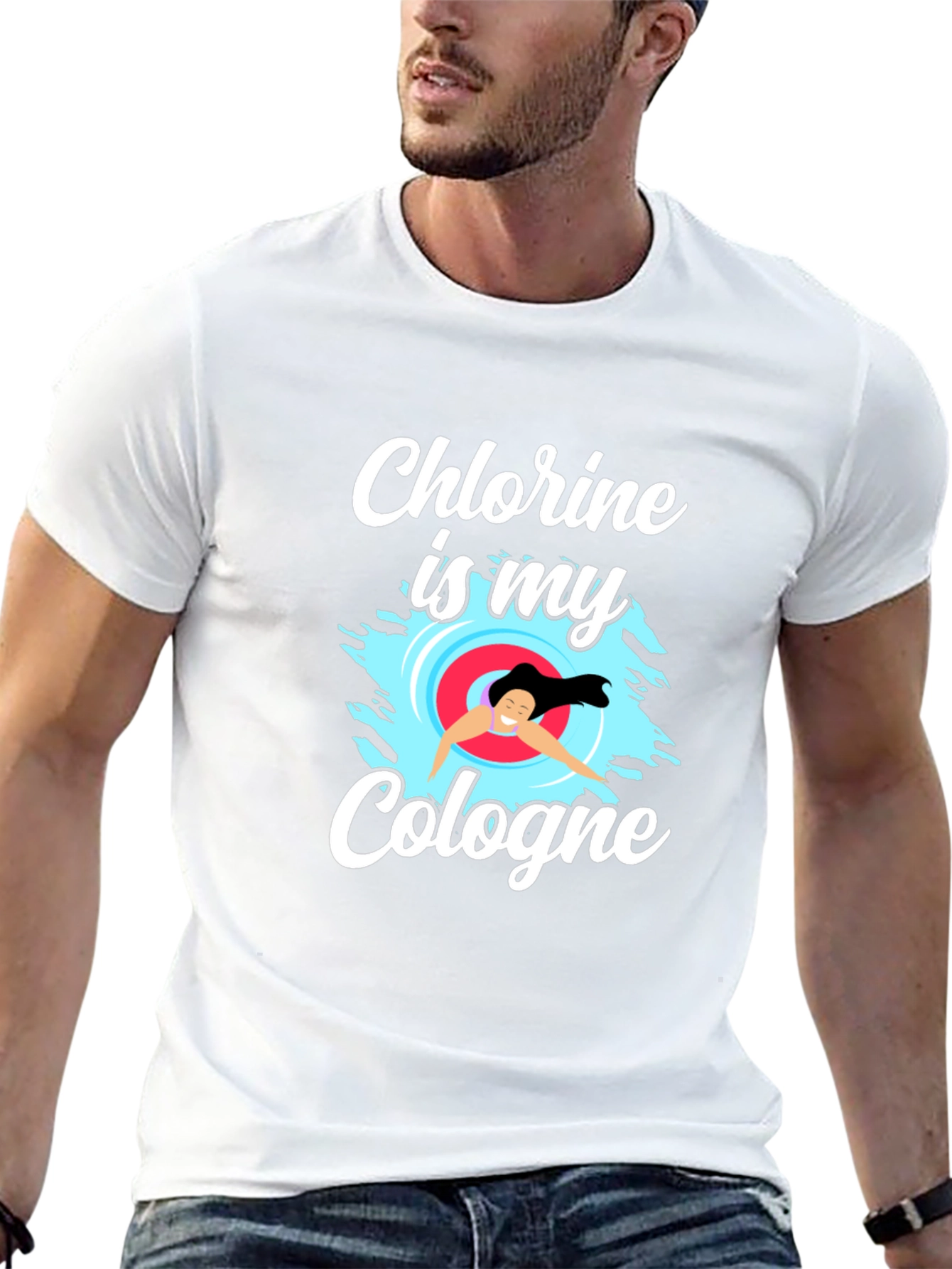 Chlorine Is My Cologne T-Shirt - Swimmer Gift