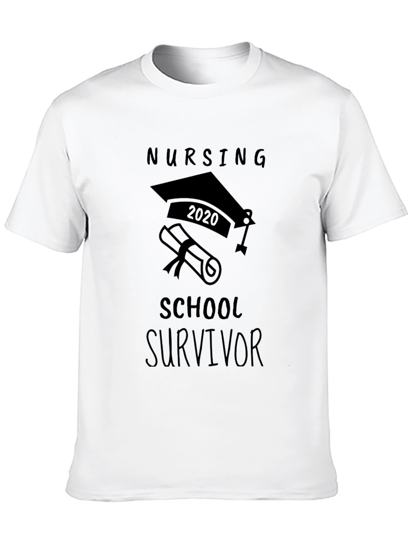Nursing School Survivor 2020 Graduation T-Shirt
