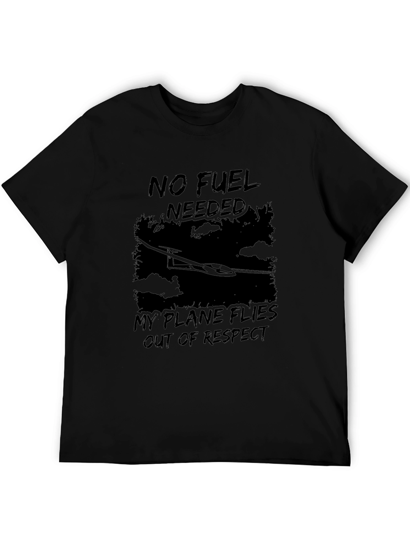 No Fuel Needed Glider T-Shirt - Respect Flies