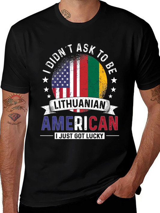 Lithuanian American Flag Pride T-Shirt