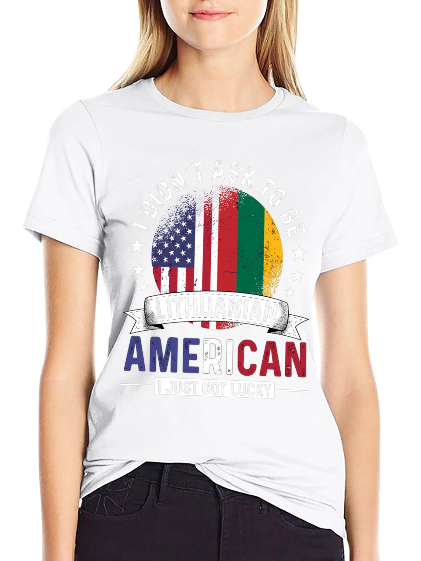 Lithuanian American Flag Pride T-Shirt
