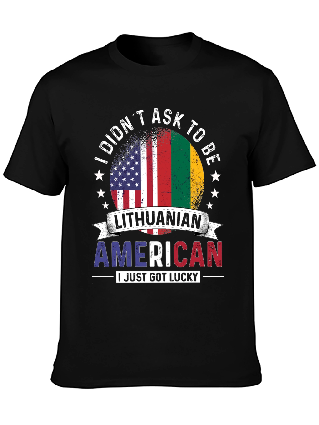 Lithuanian American Flag Pride T-Shirt