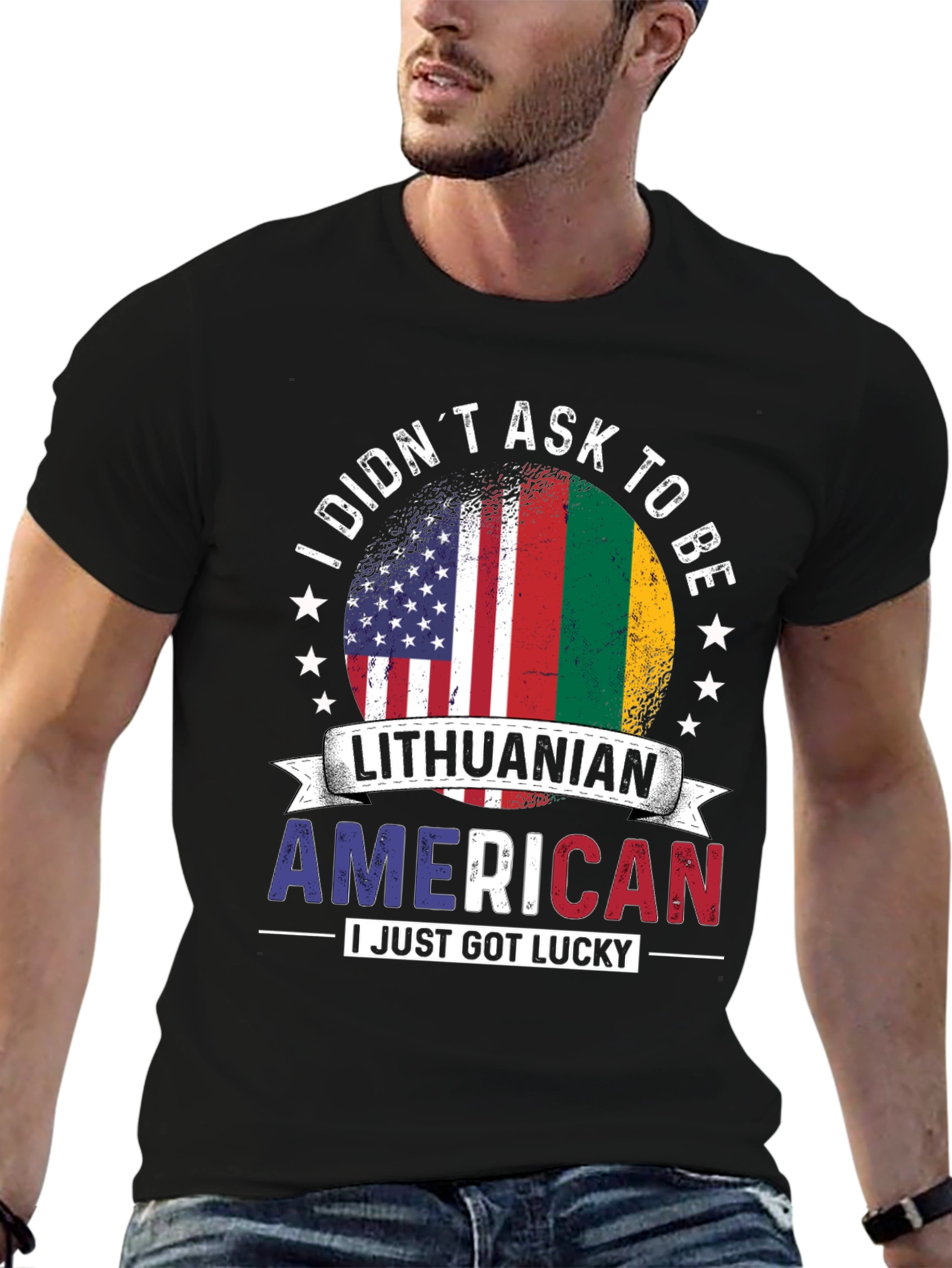 Lithuanian American Flag Pride T-Shirt