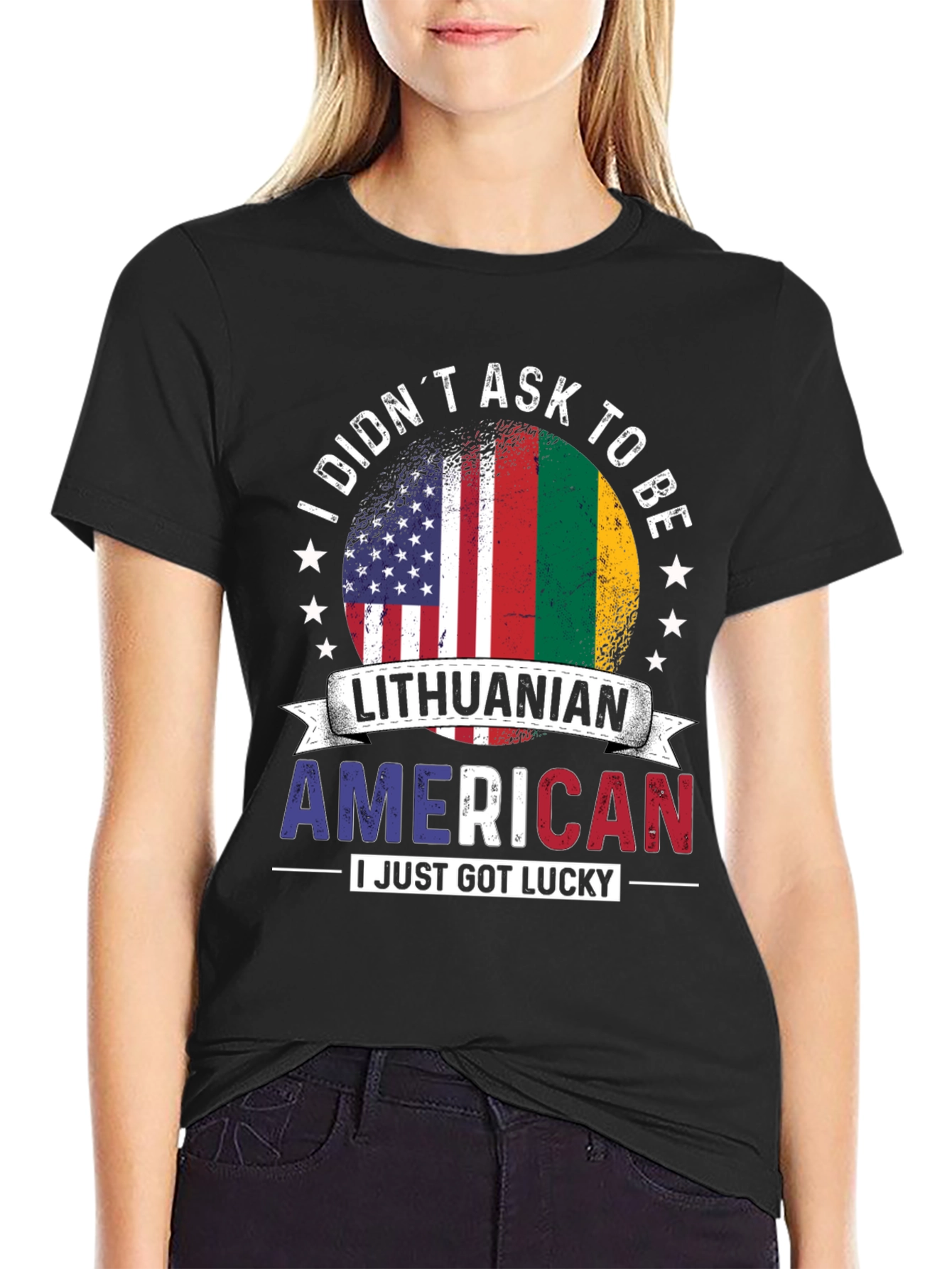 Lithuanian American Flag Pride T-Shirt