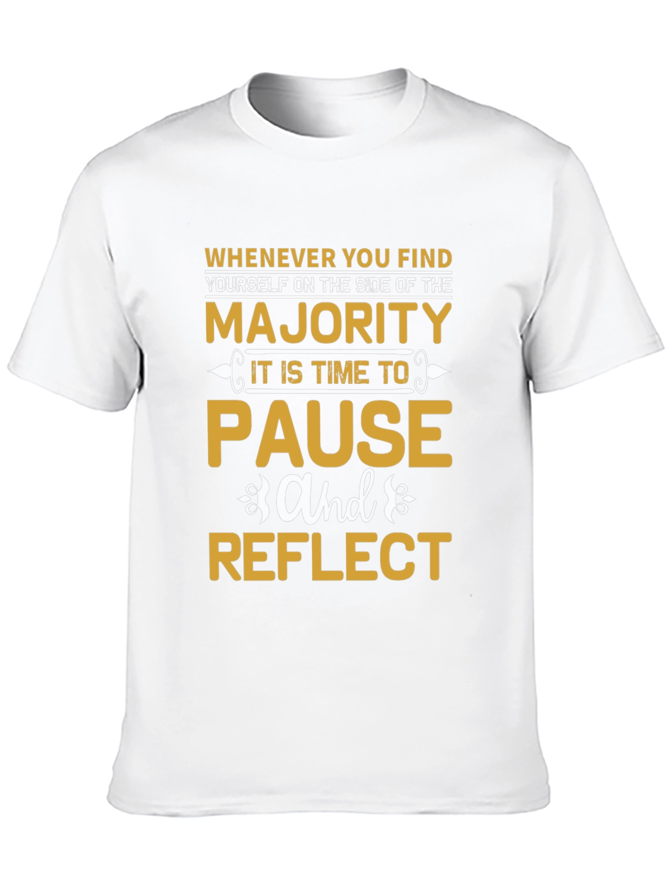 Majority Pause Reflect Graphic T-Shirt