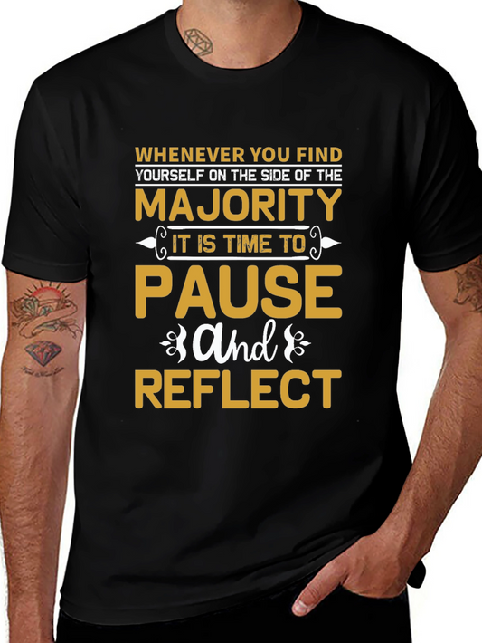 Majority Pause Reflect Graphic T-Shirt