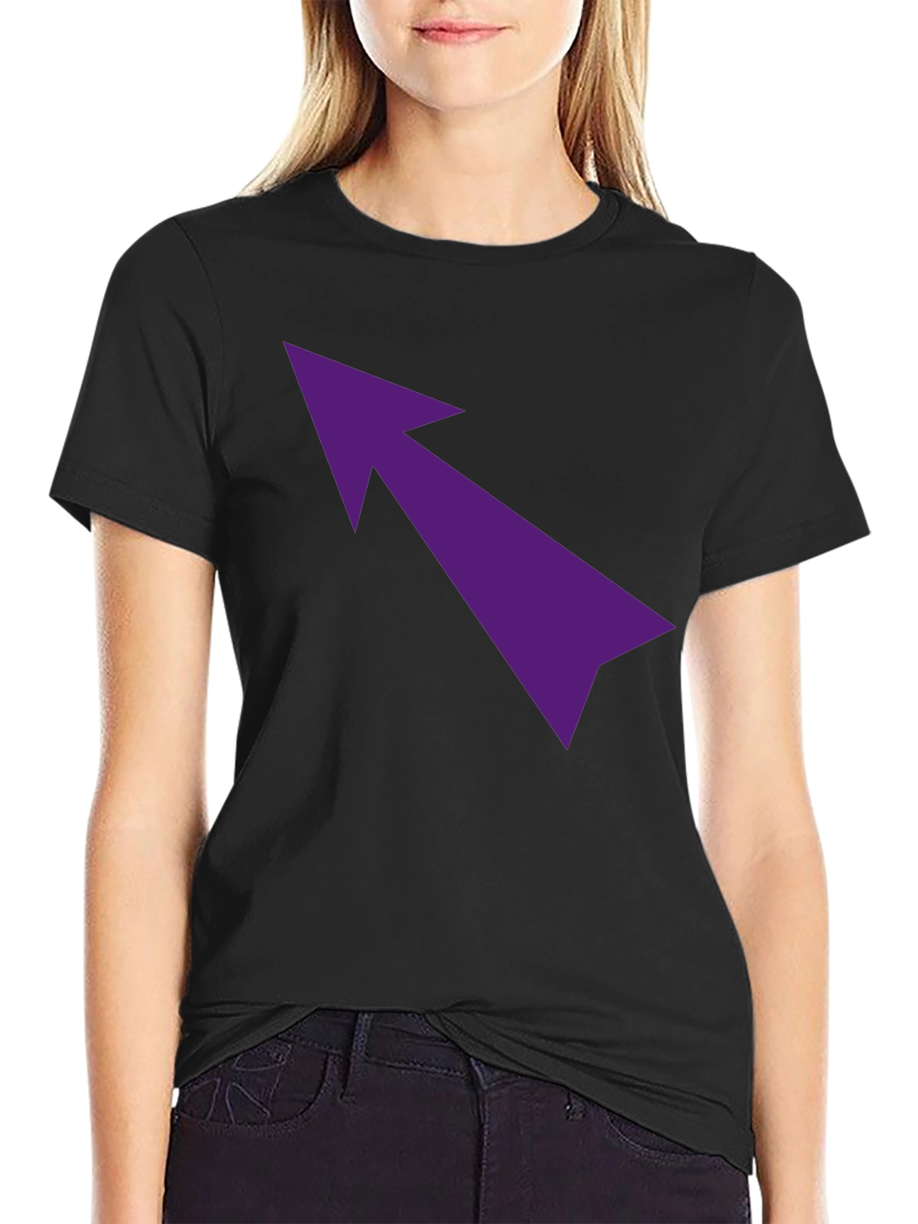Arrow Graphic Tee - Modern Casual Style
