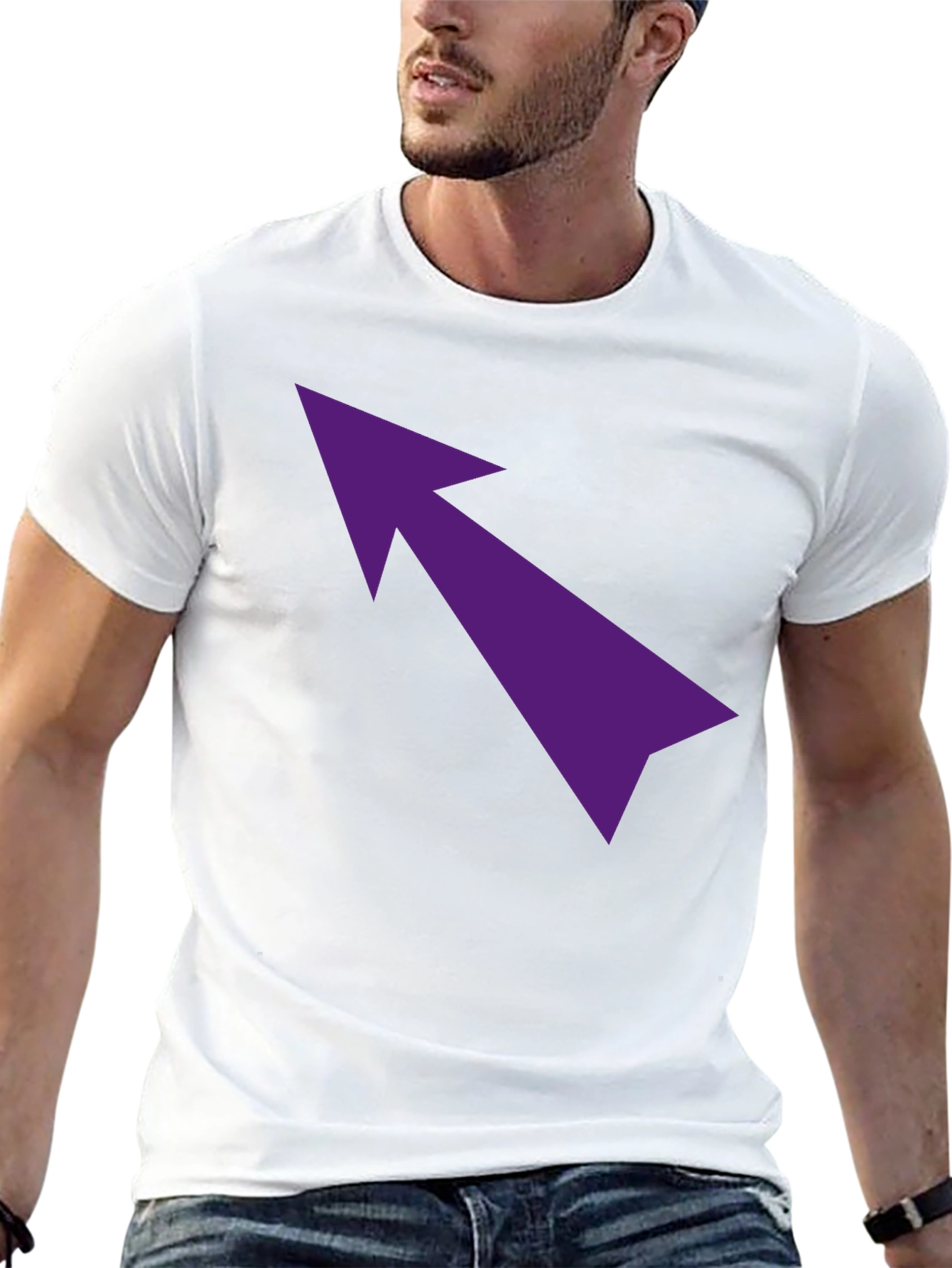 Arrow Graphic Tee - Modern Casual Style