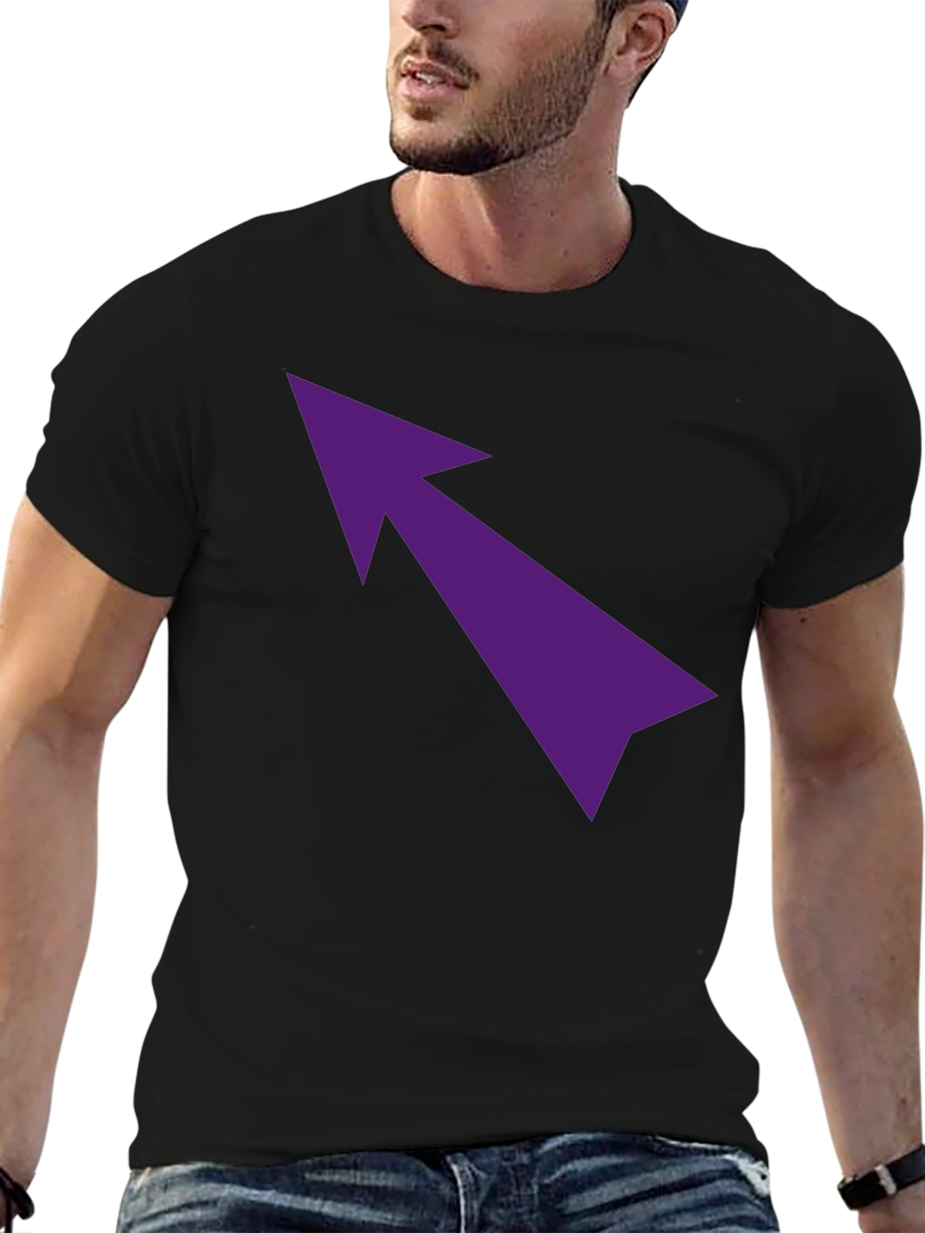 Arrow Graphic Tee - Modern Casual Style