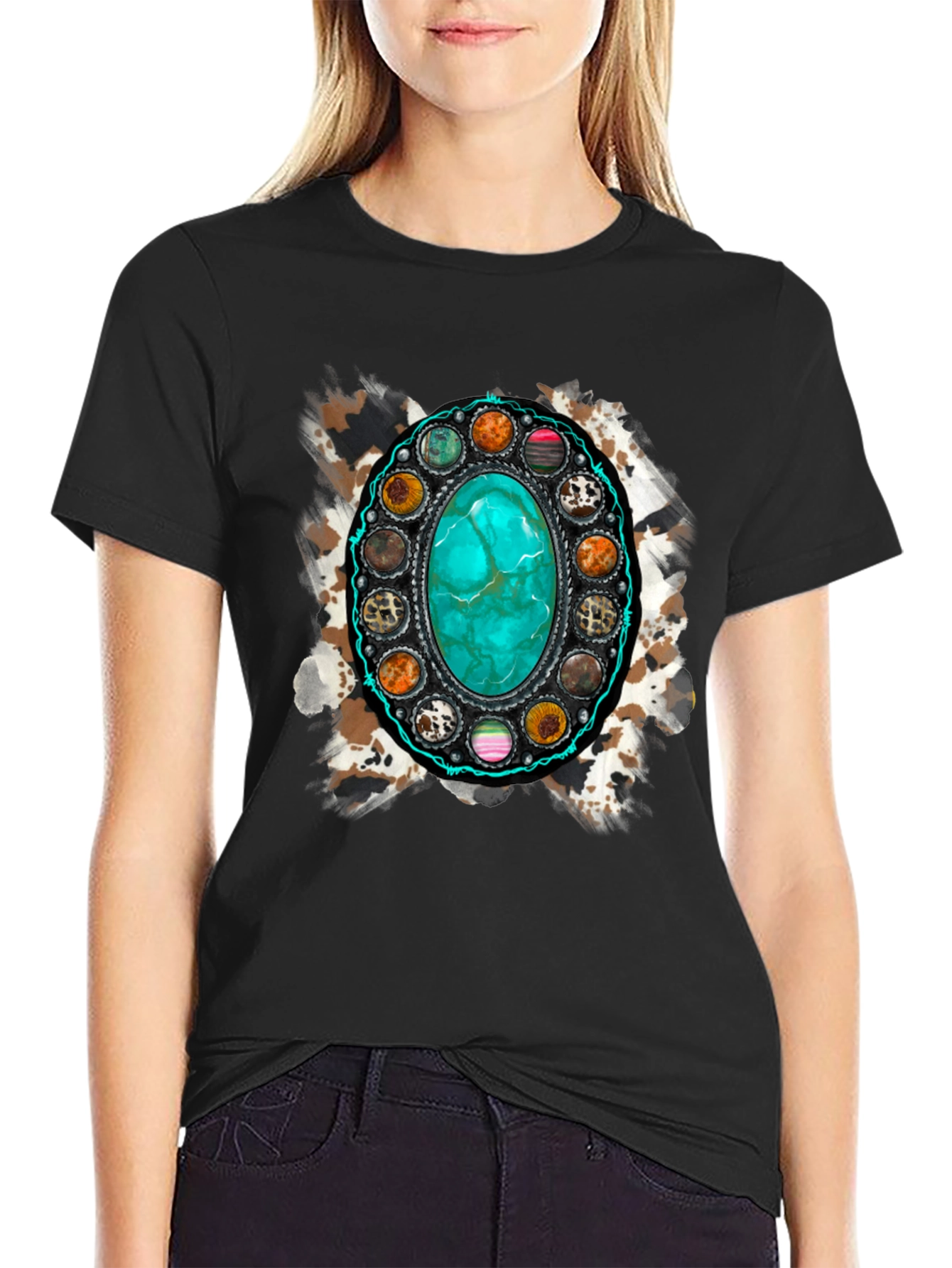 Turquoise Stone Graphic Tee