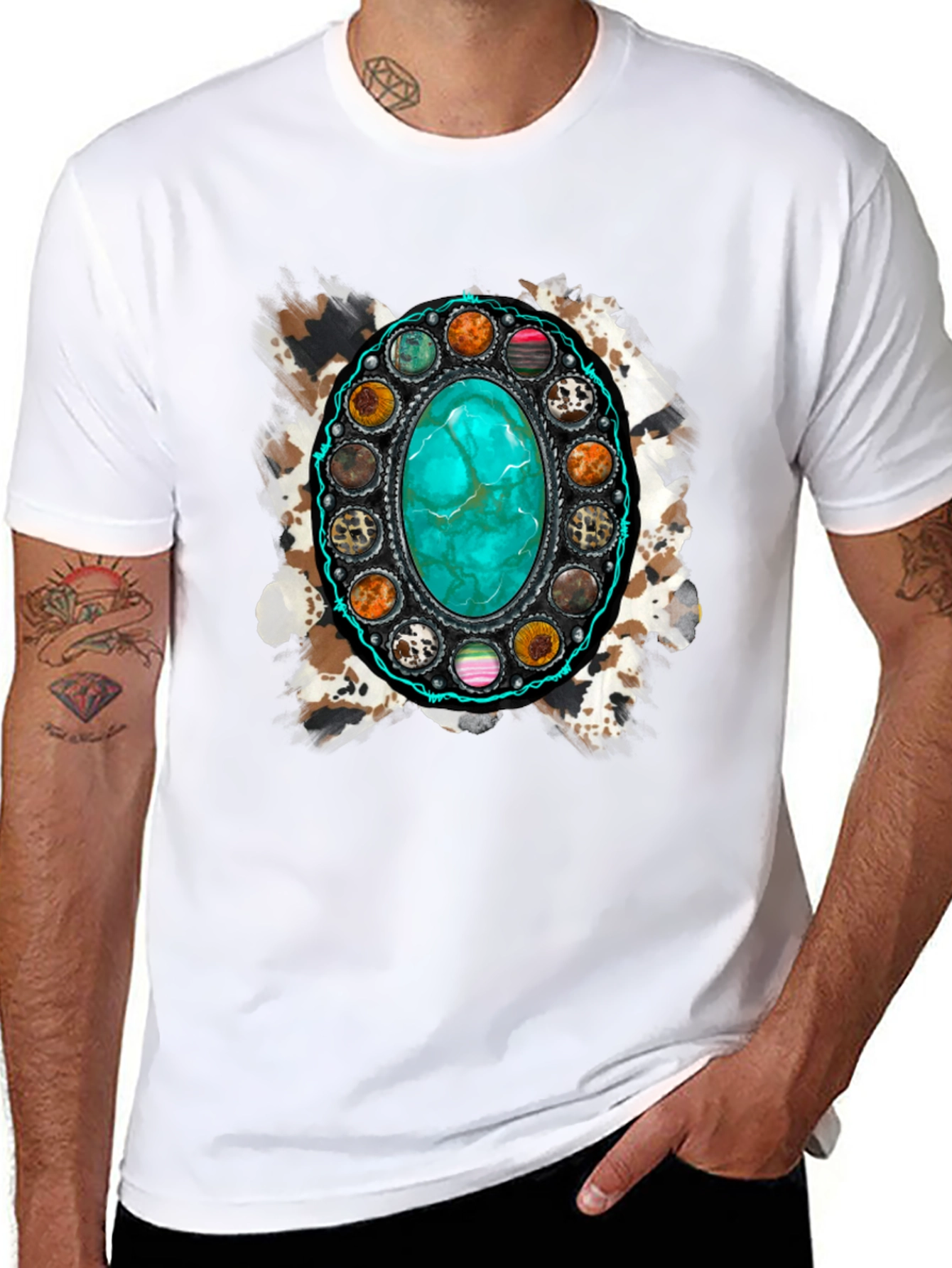 Turquoise Stone Graphic Tee