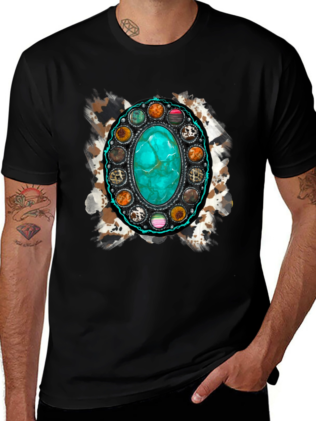 Turquoise Stone Graphic Tee