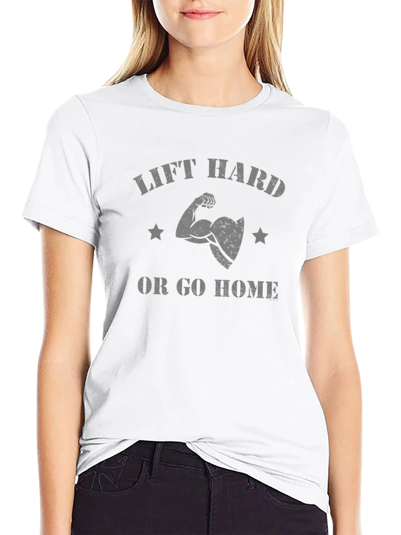 Lift Hard T-Shirt - Motivational Gym Wear
