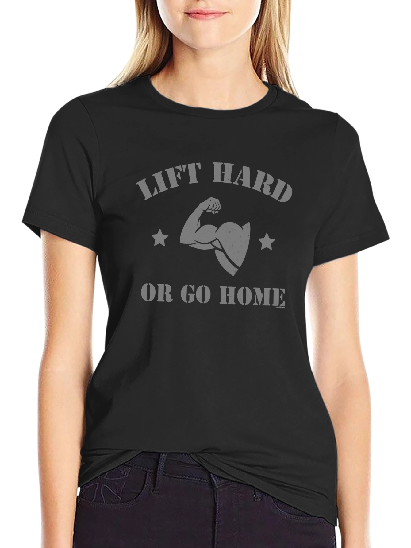 Lift Hard T-Shirt - Motivational Gym Wear