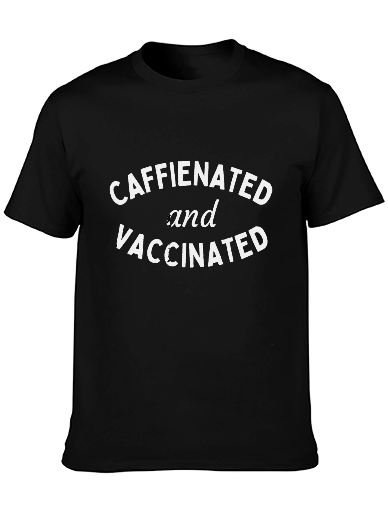 Caffeinated & Vaccinated Graphic Tee